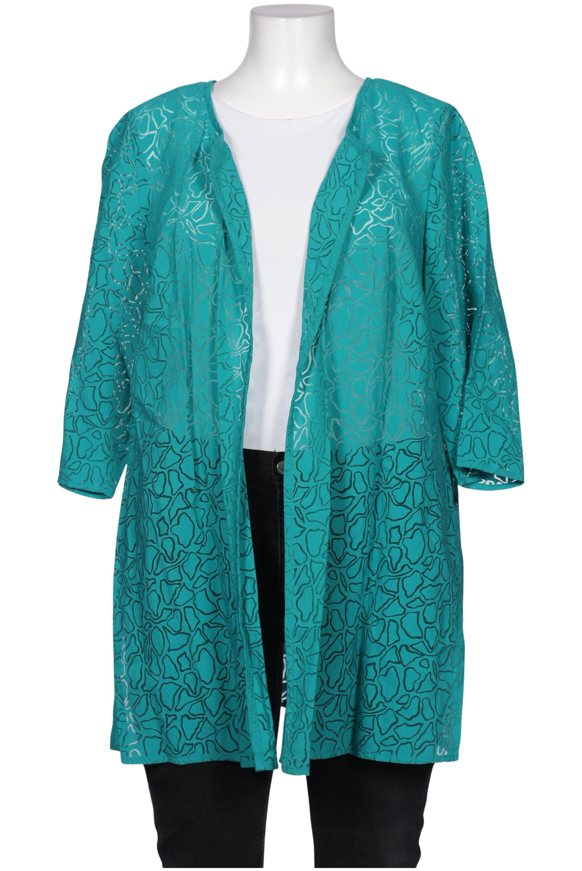 

Selection by Ulla Popken Damen Strickjacke, türkis, Gr. 46