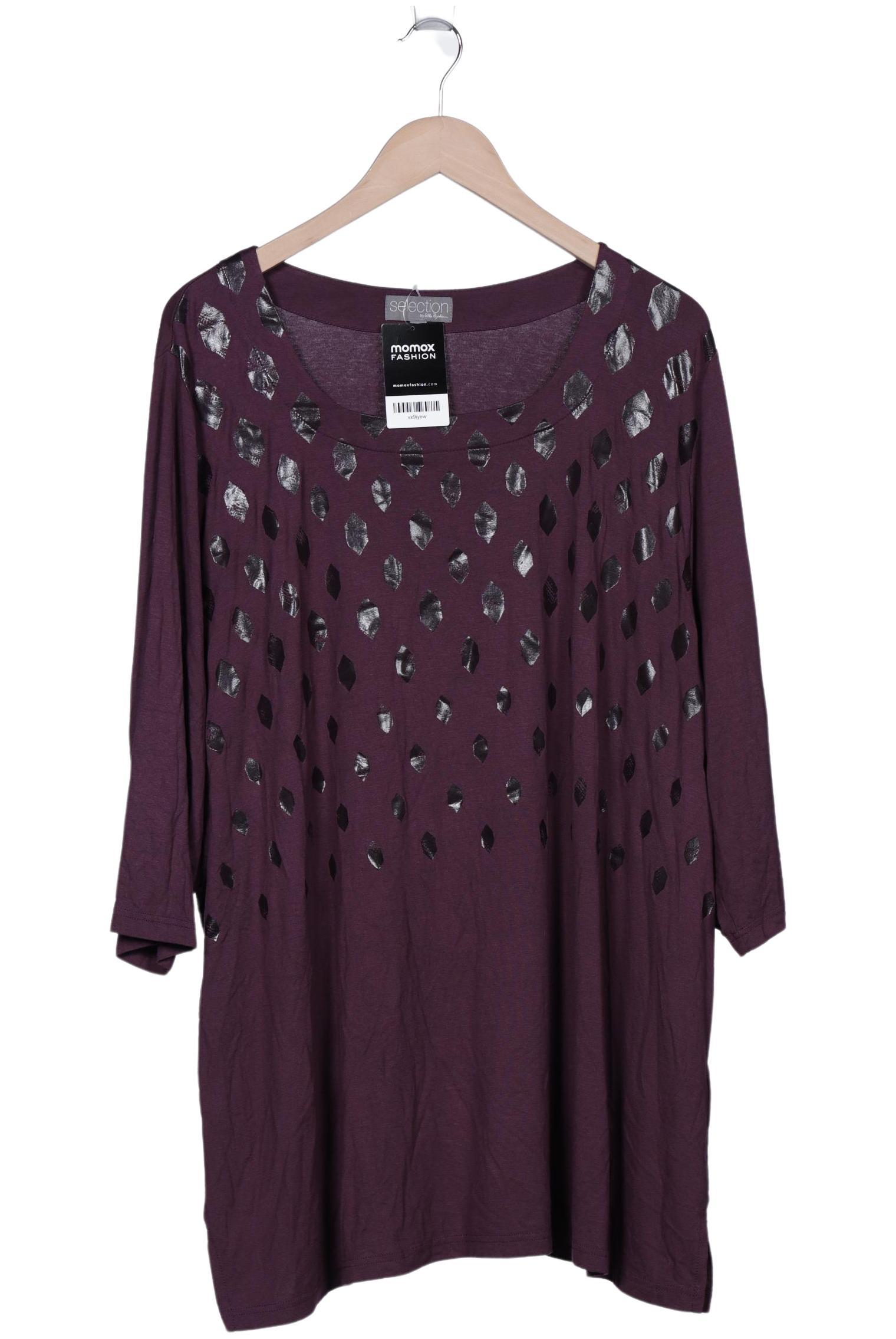 

Selection by Ulla Popken Damen T-Shirt, bordeaux, Gr. 48