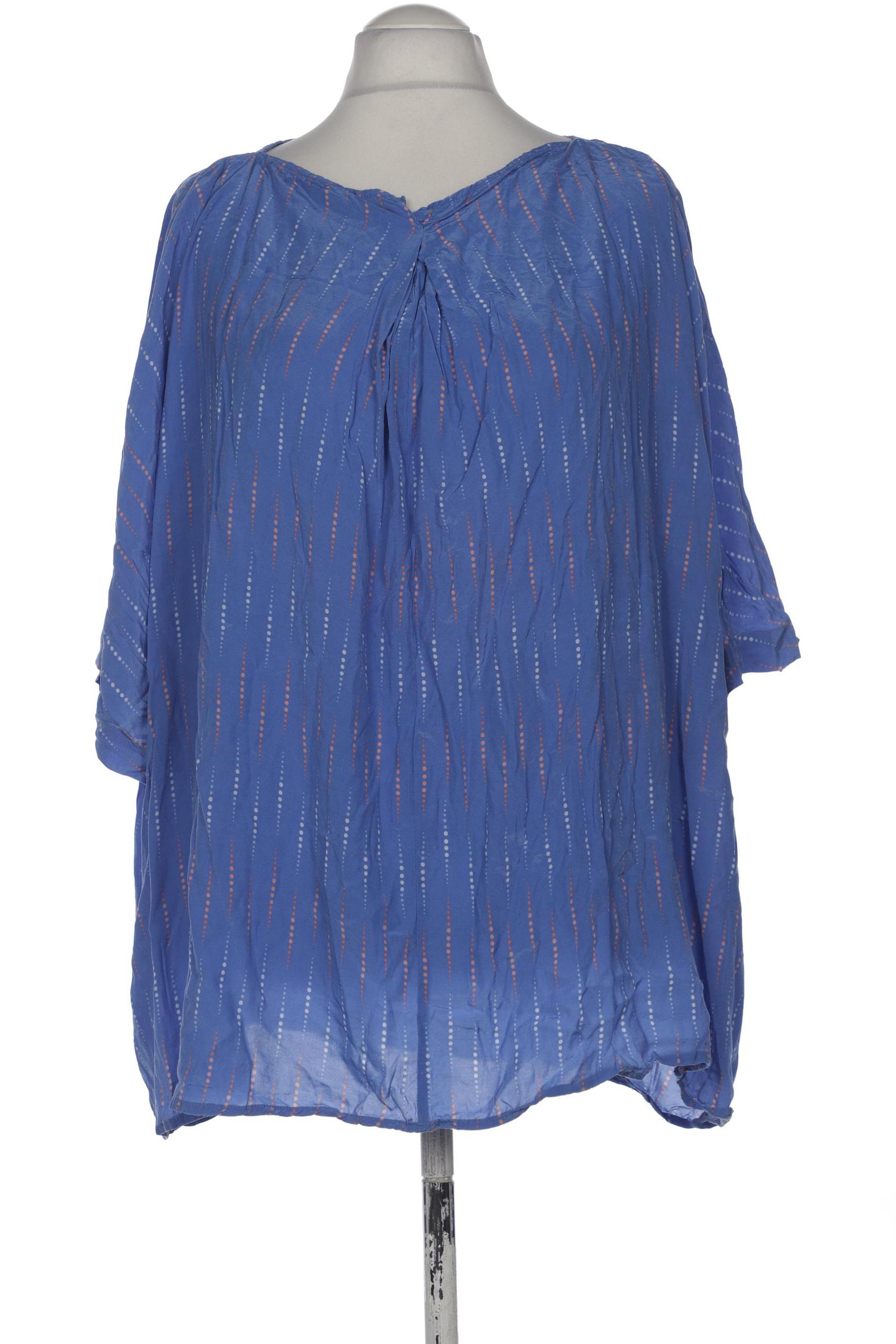 

Selection by Ulla Popken Damen Bluse, blau, Gr. 58