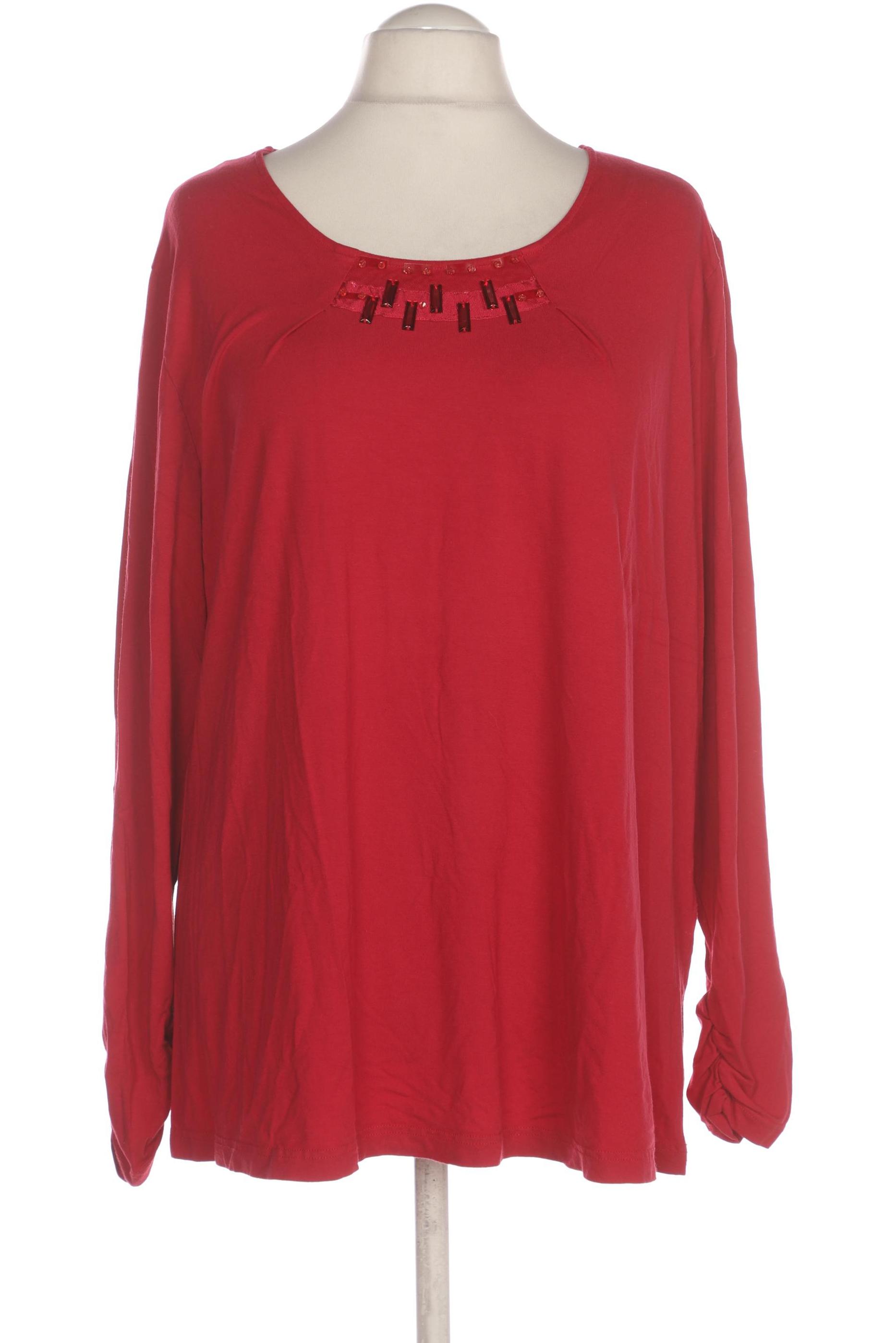 

Selection by Ulla Popken Damen Langarmshirt, rot, Gr. 54