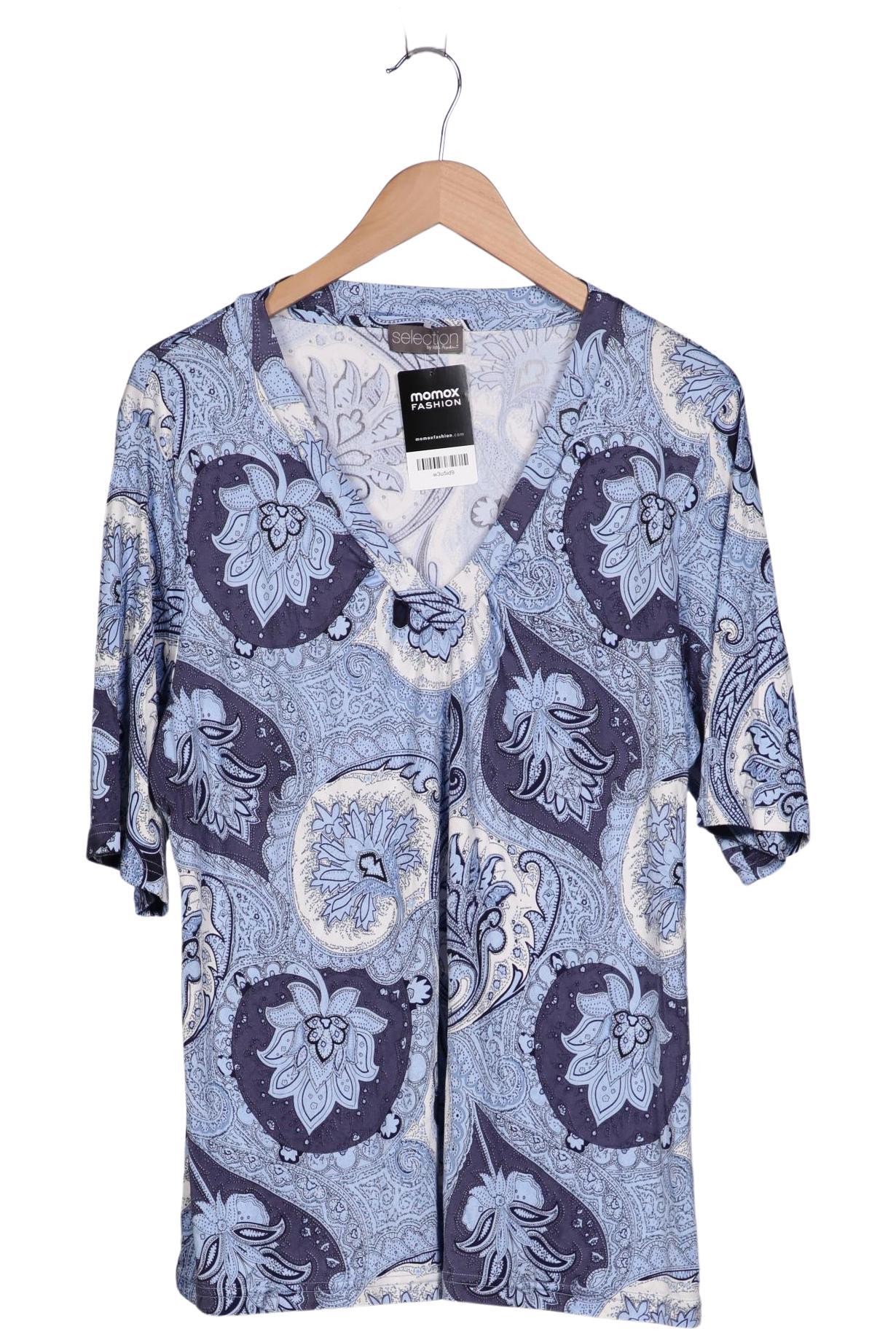 

Selection by Ulla Popken Damen T-Shirt, blau, Gr. 50