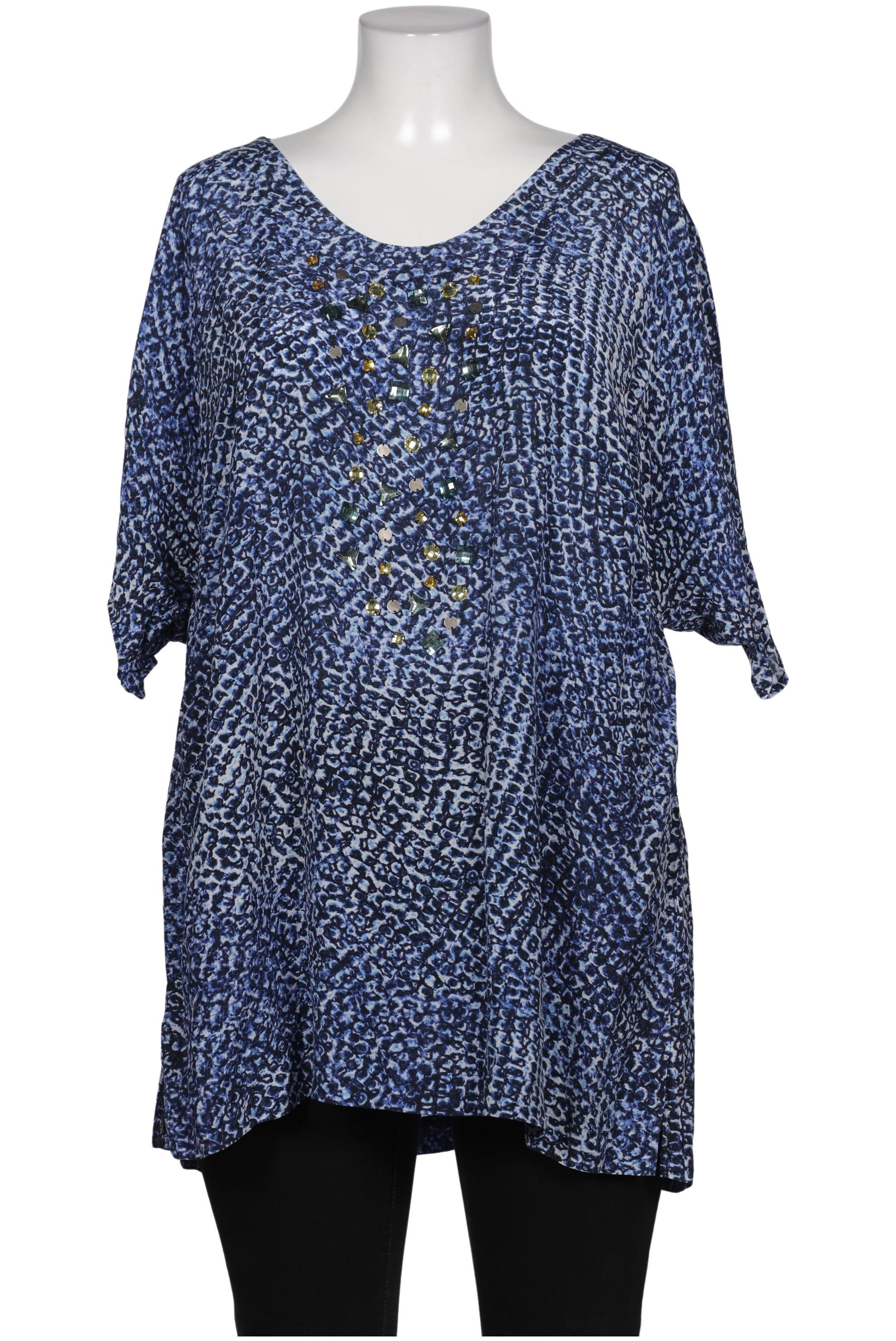 

Selection by Ulla Popken Damen Bluse, blau, Gr. 50