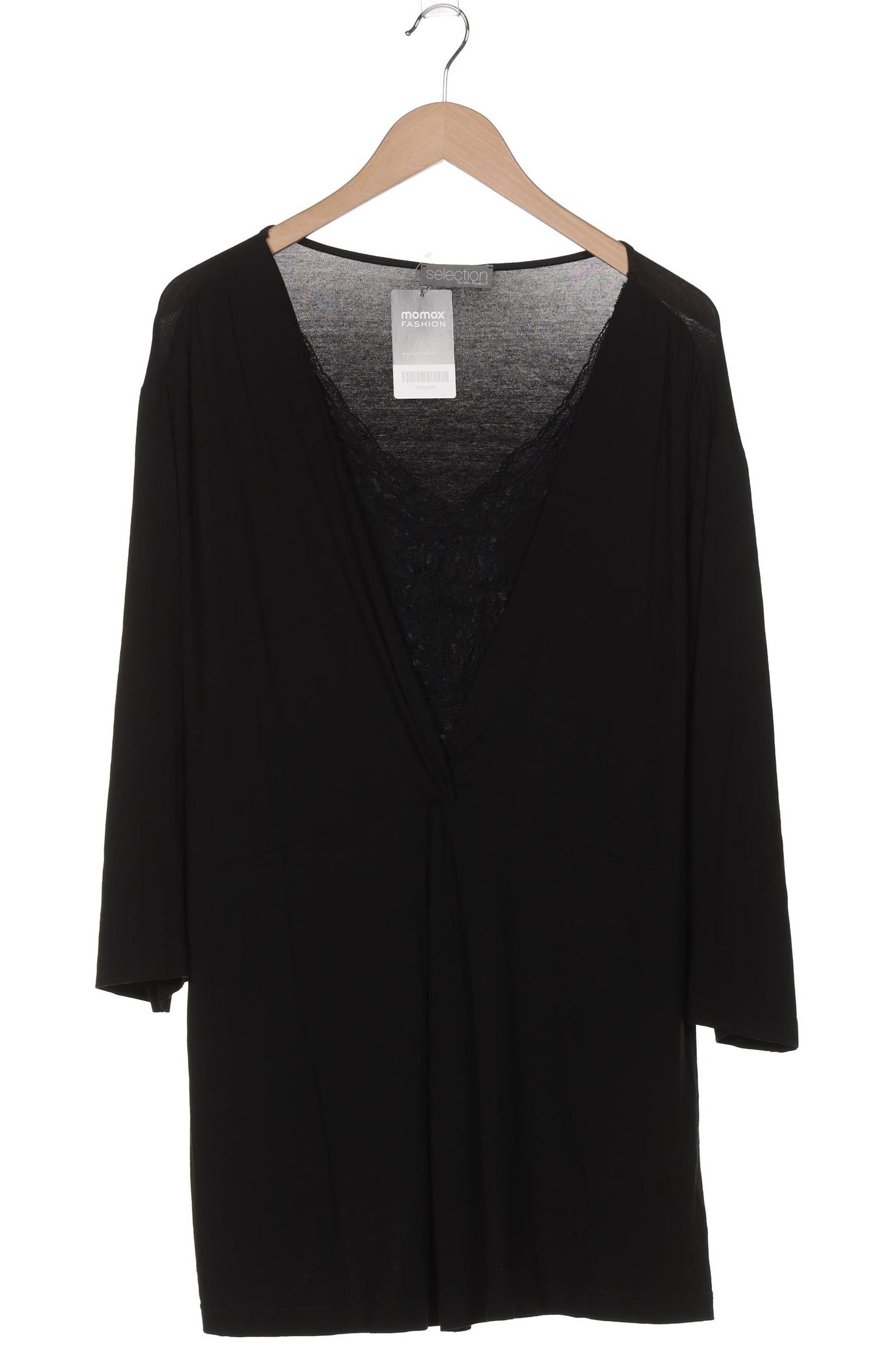 

Selection by Ulla Popken Damen Langarmshirt, schwarz, Gr. 50