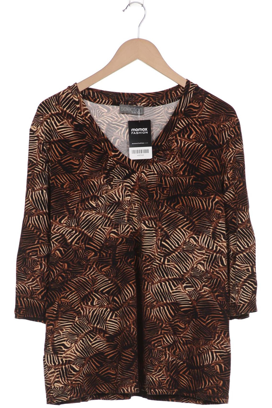 

Selection by Ulla Popken Damen Langarmshirt, braun