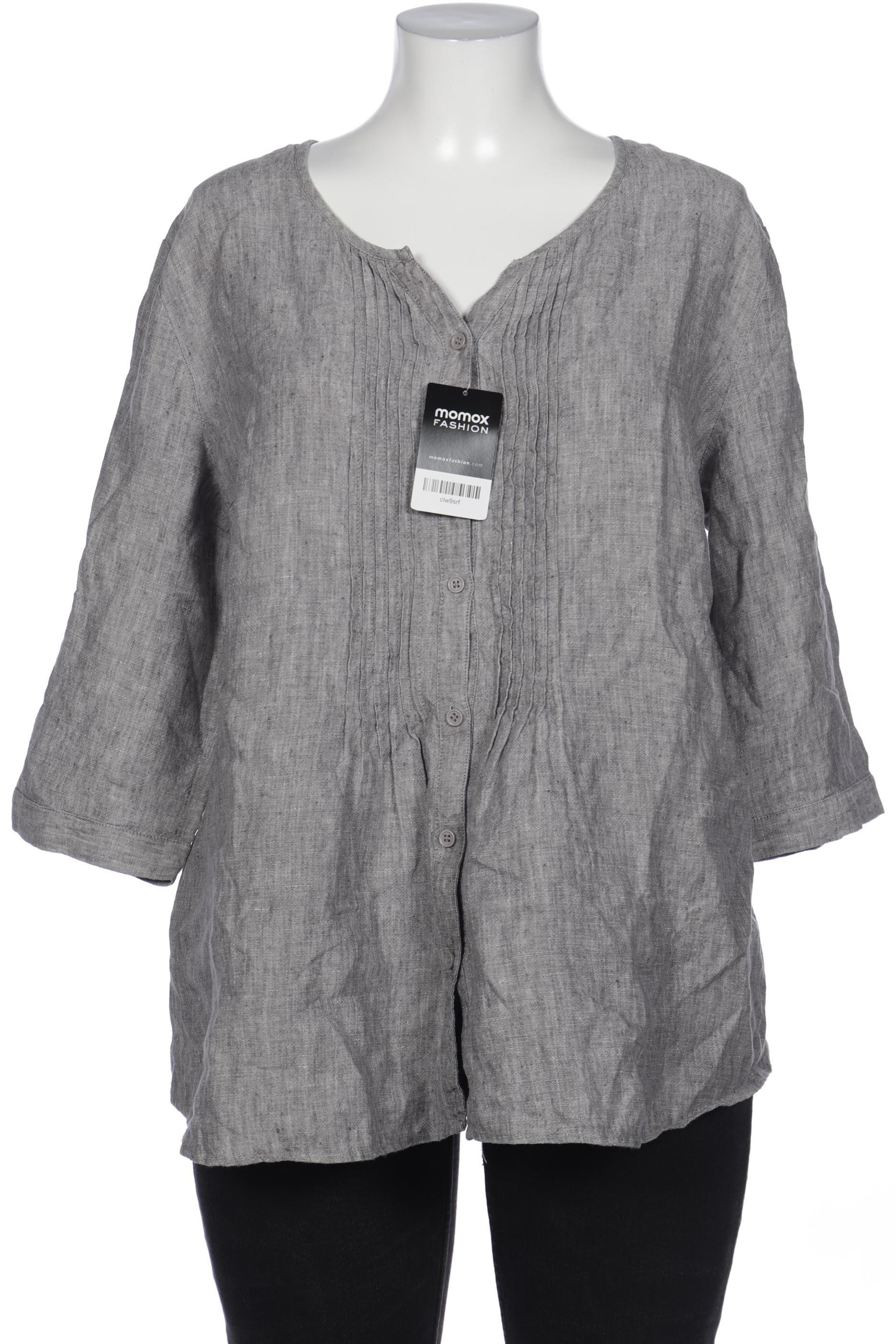 

Selection by Ulla Popken Damen Bluse, grau, Gr. 46