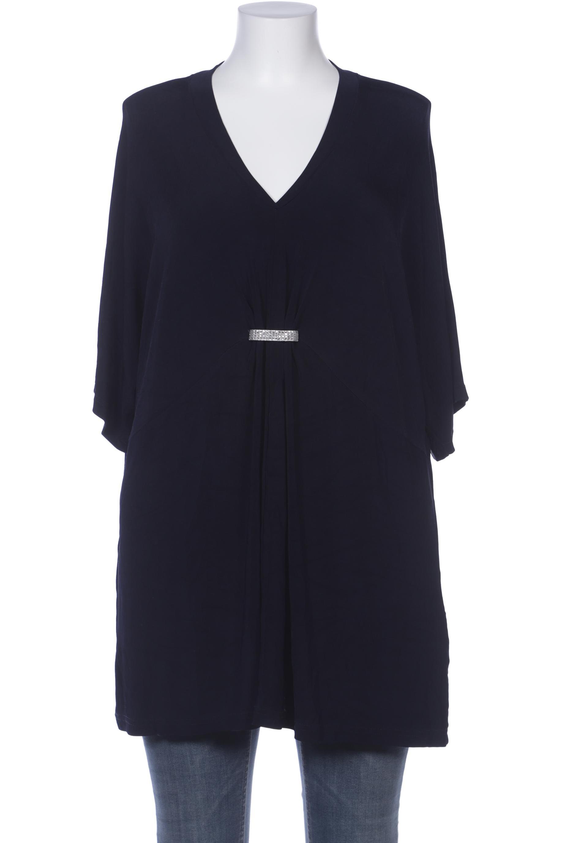 

Selection by Ulla Popken Damen Bluse, marineblau, Gr. 50