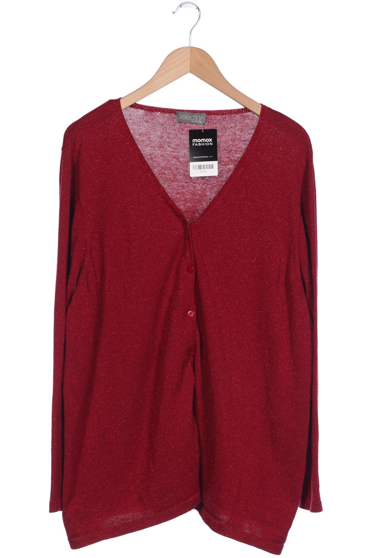

Selection by Ulla Popken Damen Strickjacke, bordeaux, Gr. 50