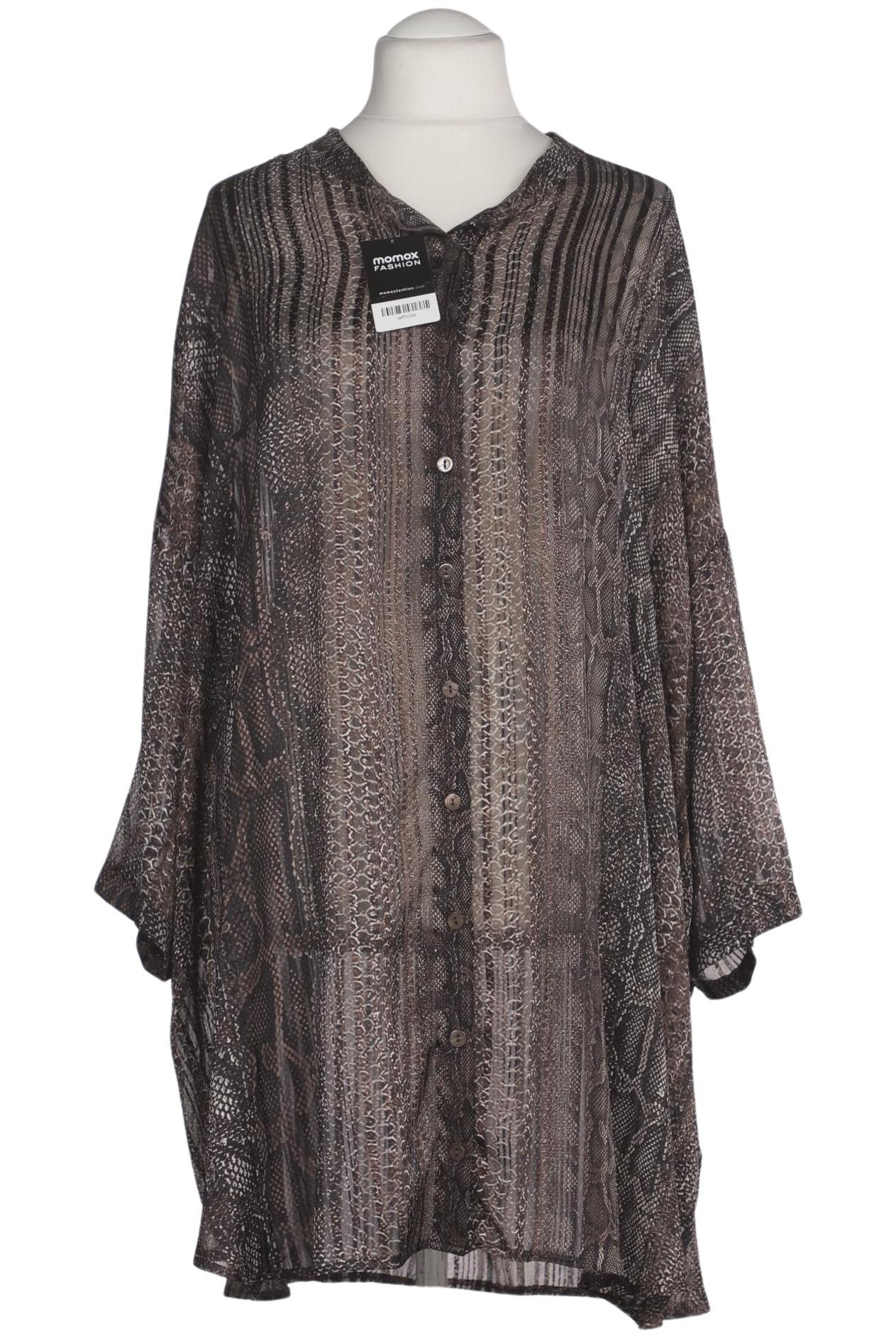 

Selection by Ulla Popken Damen Bluse, braun, Gr. 58
