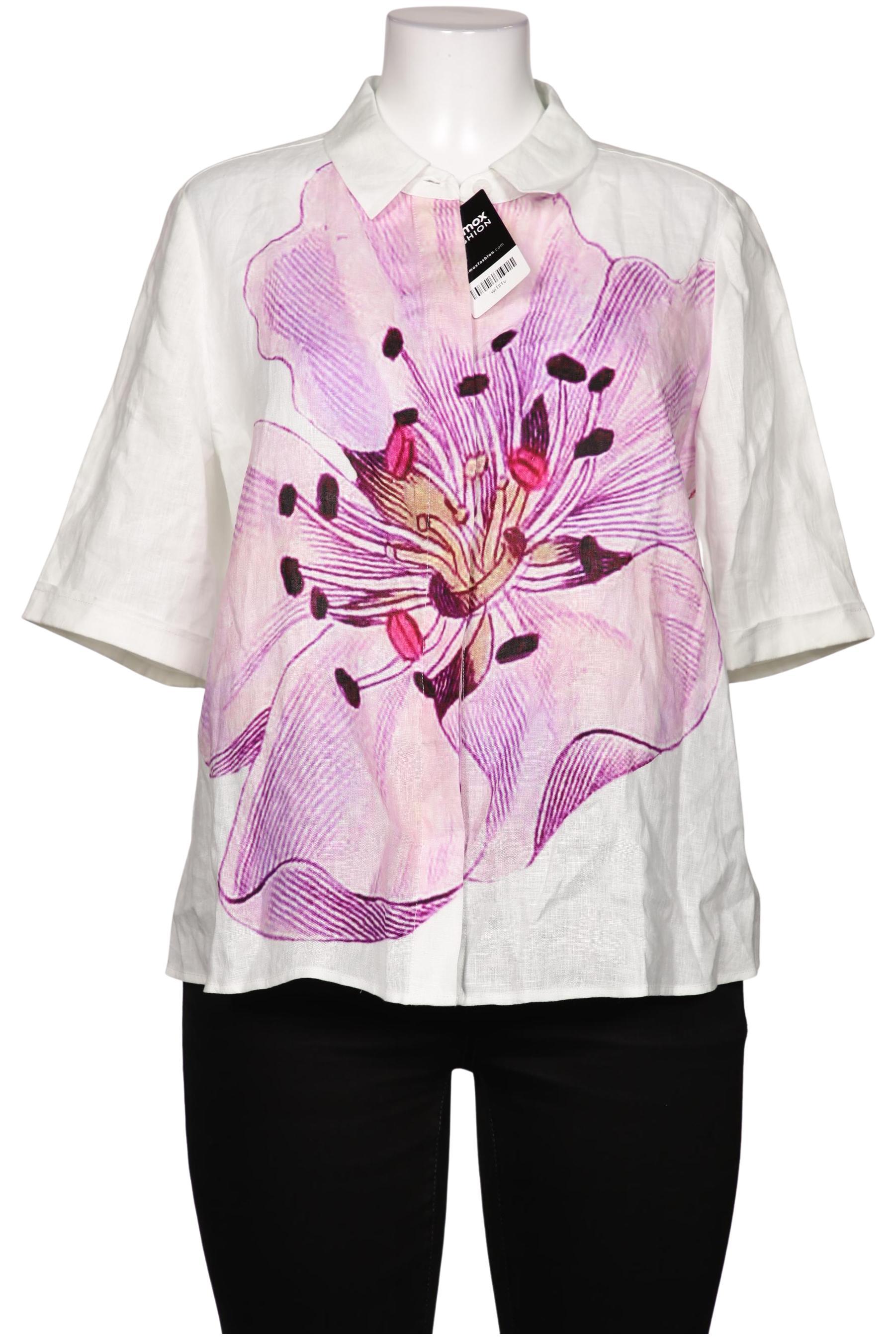 

Selection by Ulla Popken Damen Bluse, weiß, Gr. 42