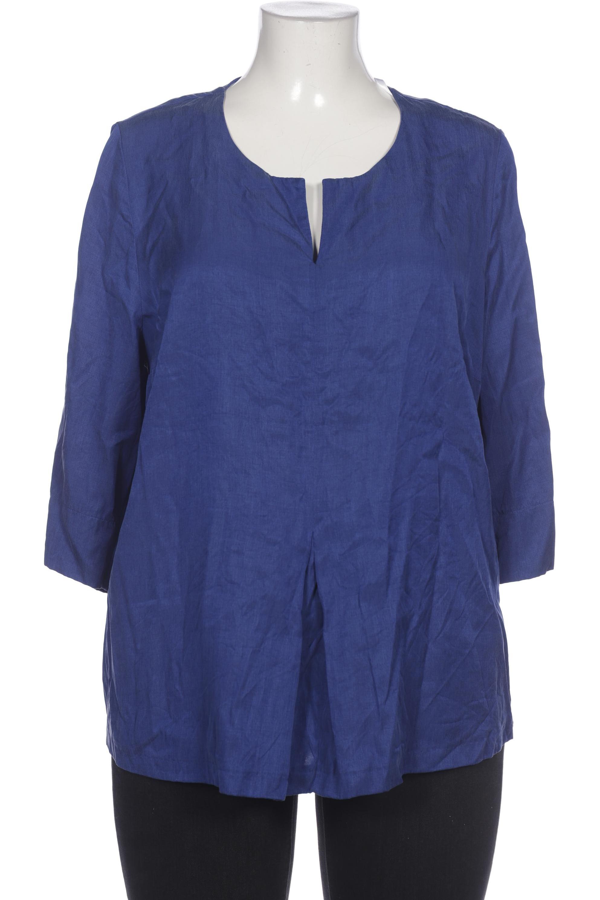 

Selection by Ulla Popken Damen Bluse, marineblau, Gr. 46