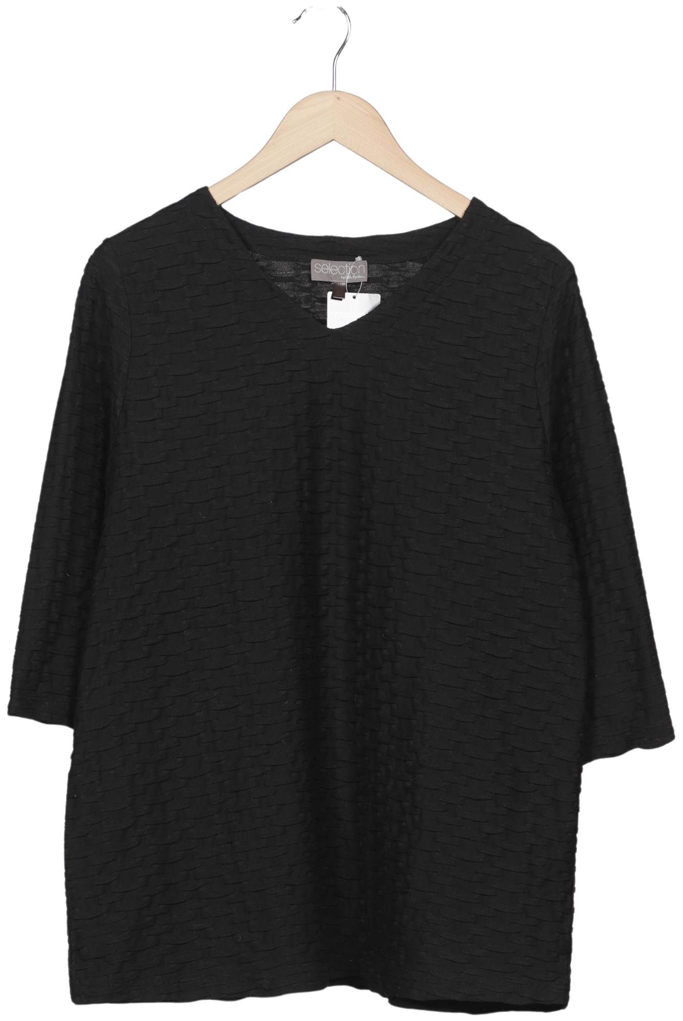 

Selection by Ulla Popken Damen Langarmshirt, schwarz, Gr. 46