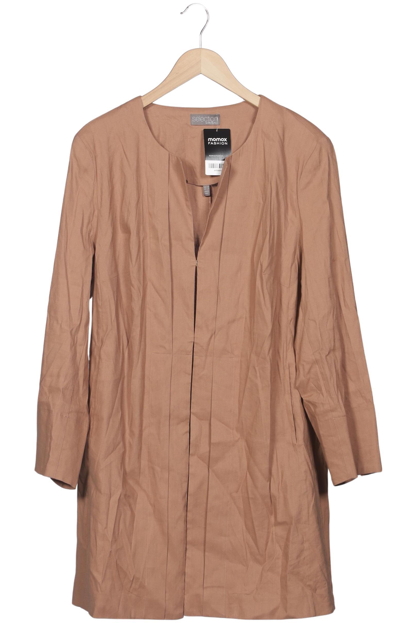 

Selection by Ulla Popken Damen Mantel, beige, Gr. 48