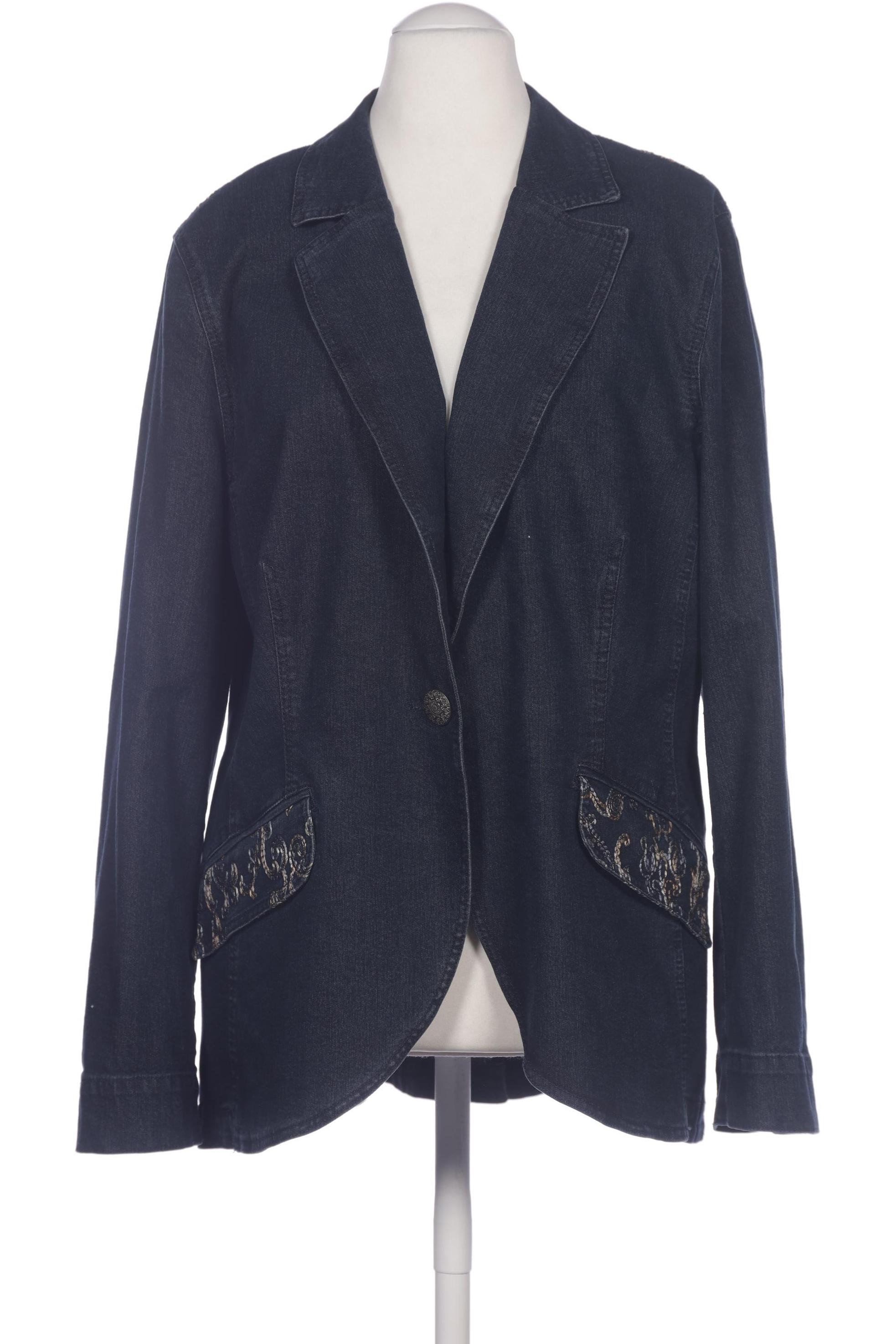 

Selection by Ulla Popken Damen Blazer, marineblau, Gr. 46