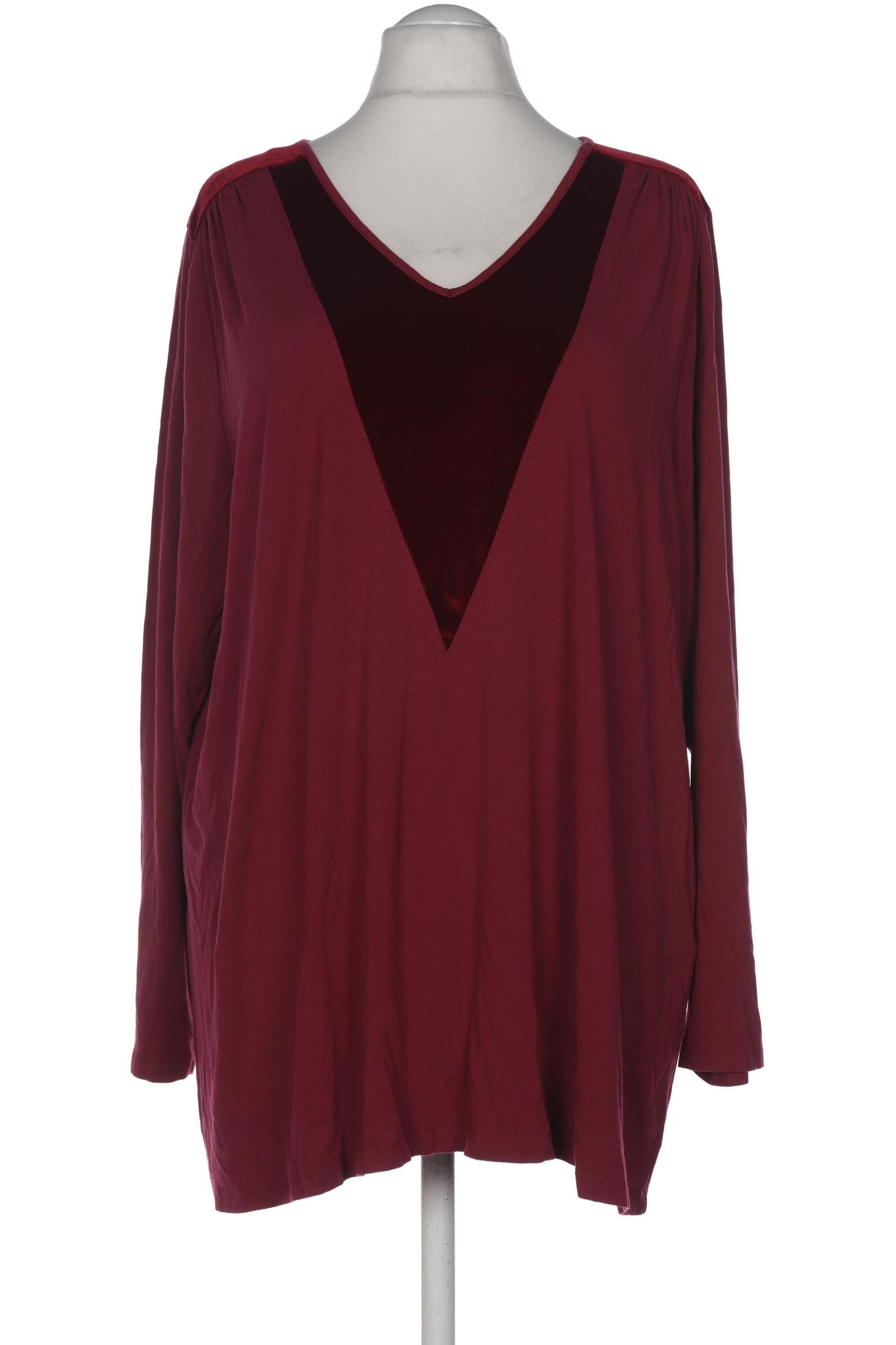 

Selection by Ulla Popken Damen Langarmshirt, bordeaux