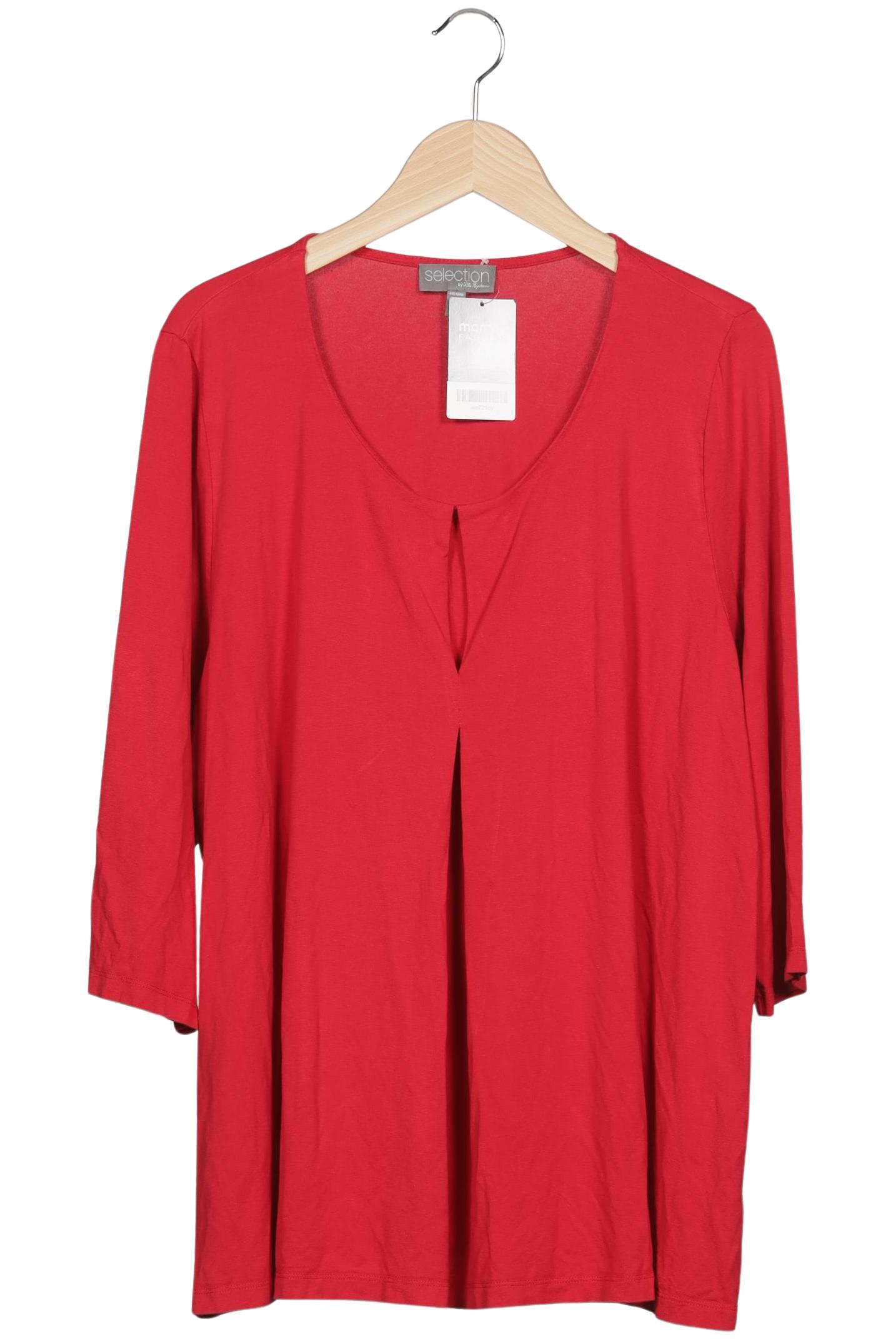 

Selection by Ulla Popken Damen Langarmshirt, rot, Gr. 46