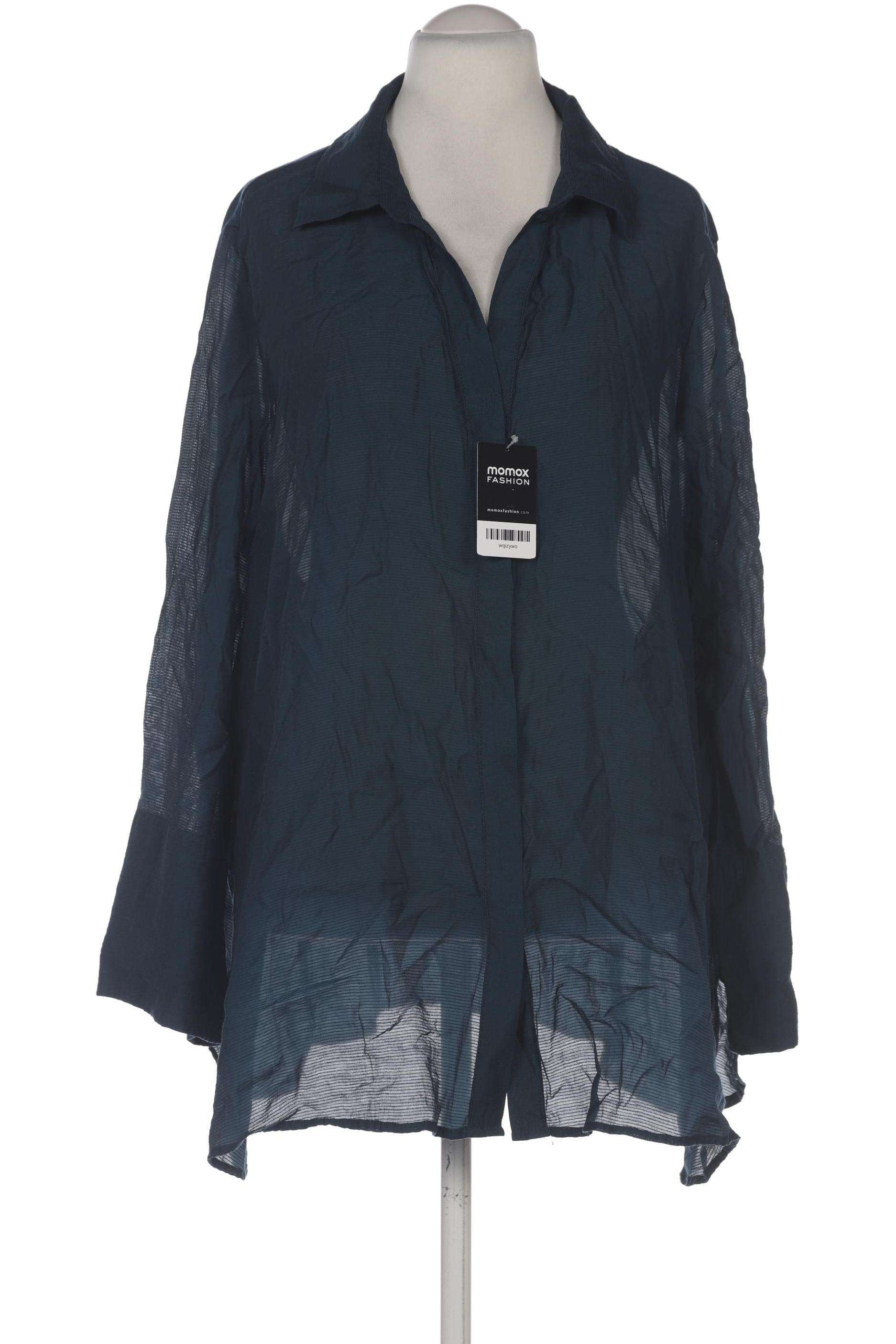 

Selection by Ulla Popken Damen Bluse, türkis, Gr. 58