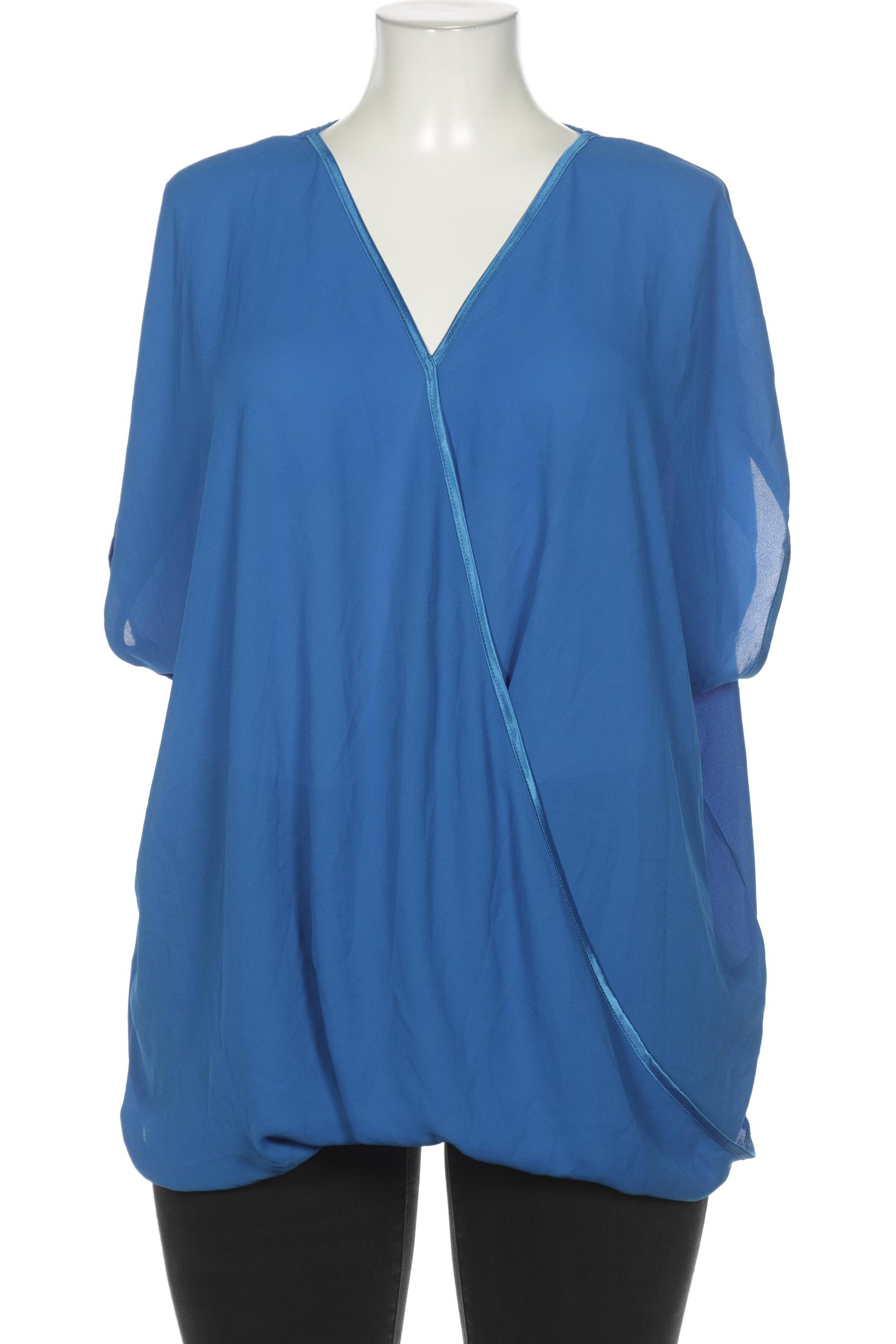 

Selection by Ulla Popken Damen Bluse, blau, Gr. 46