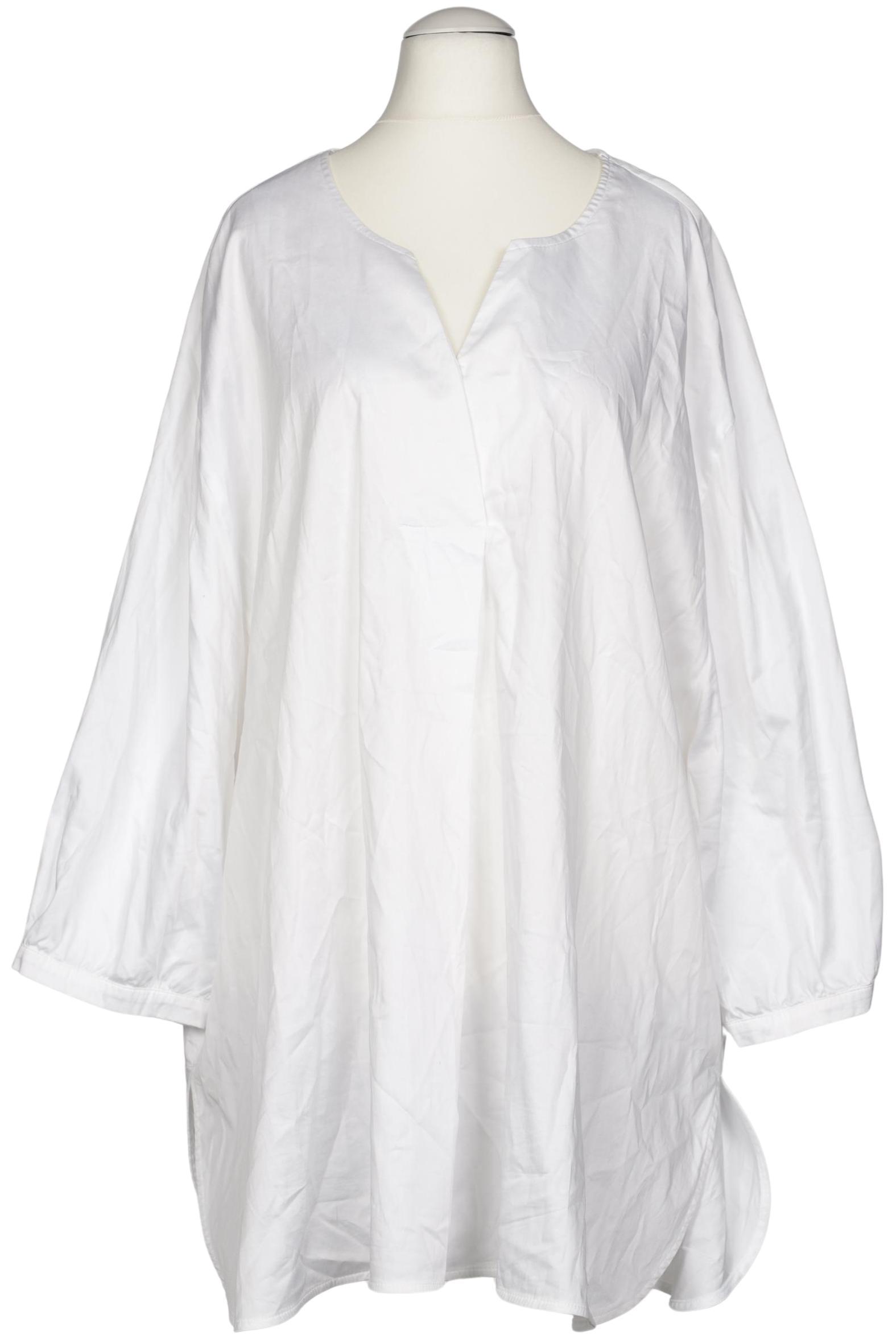

Selection by Ulla Popken Damen Bluse, weiß, Gr. 58