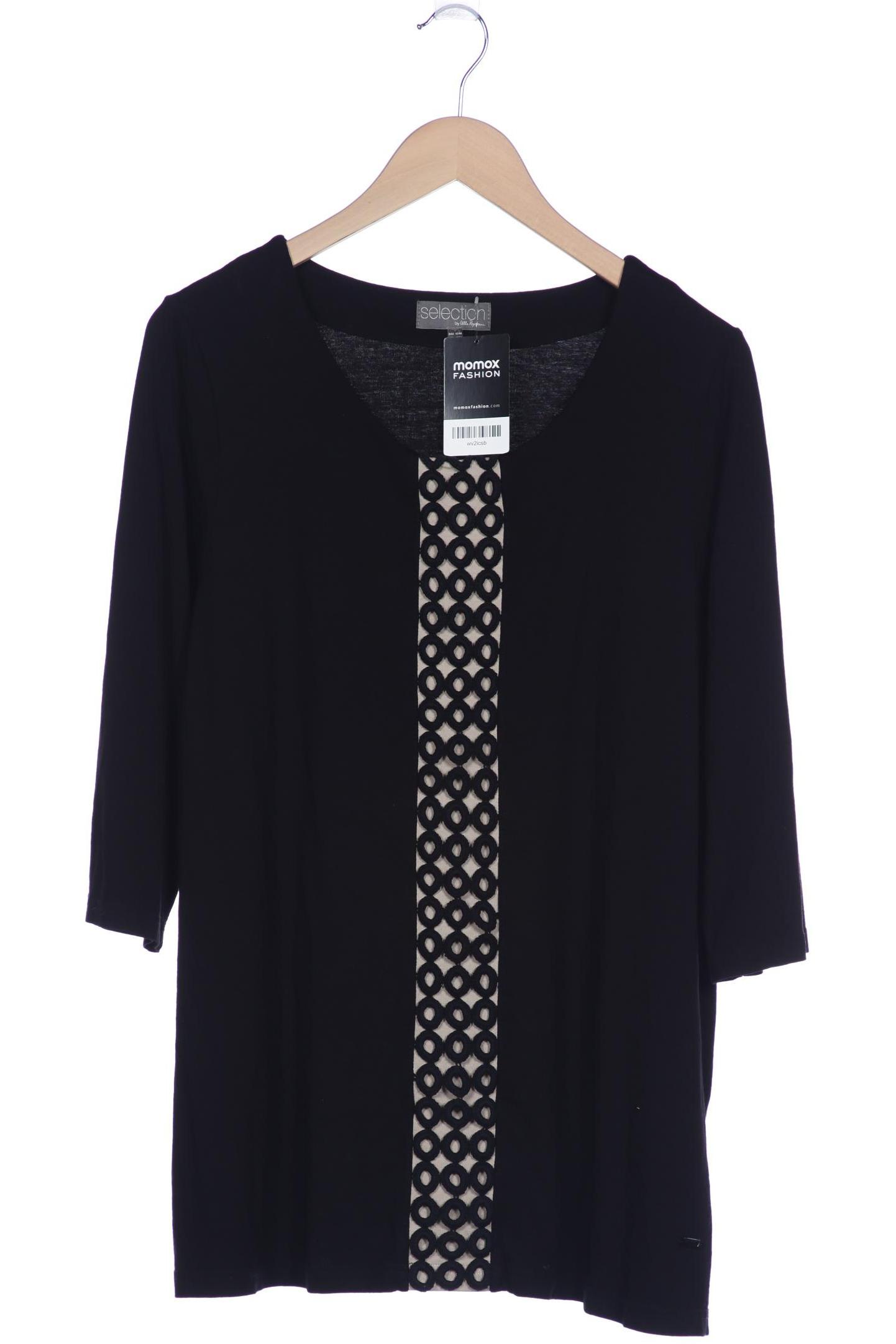 

Selection by Ulla Popken Damen Langarmshirt, schwarz, Gr. 42