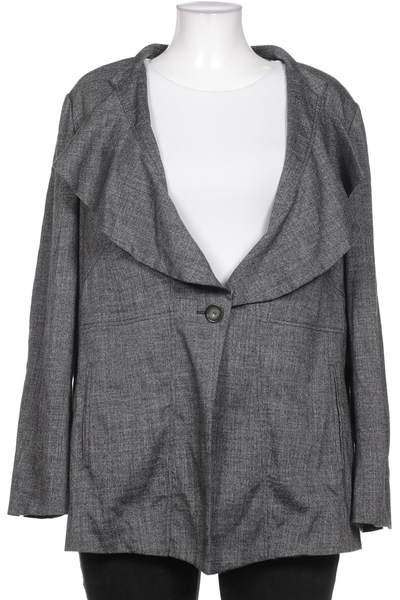 

Selection by Ulla Popken Damen Blazer, grau, Gr. 46