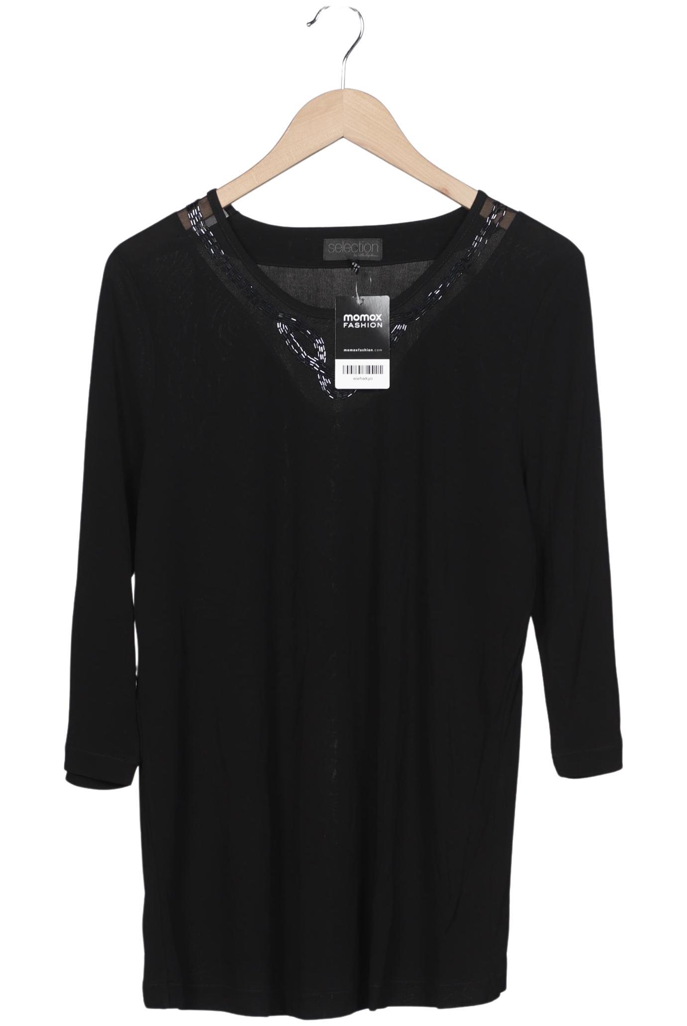 

Selection by Ulla Popken Damen Langarmshirt, schwarz, Gr. 42