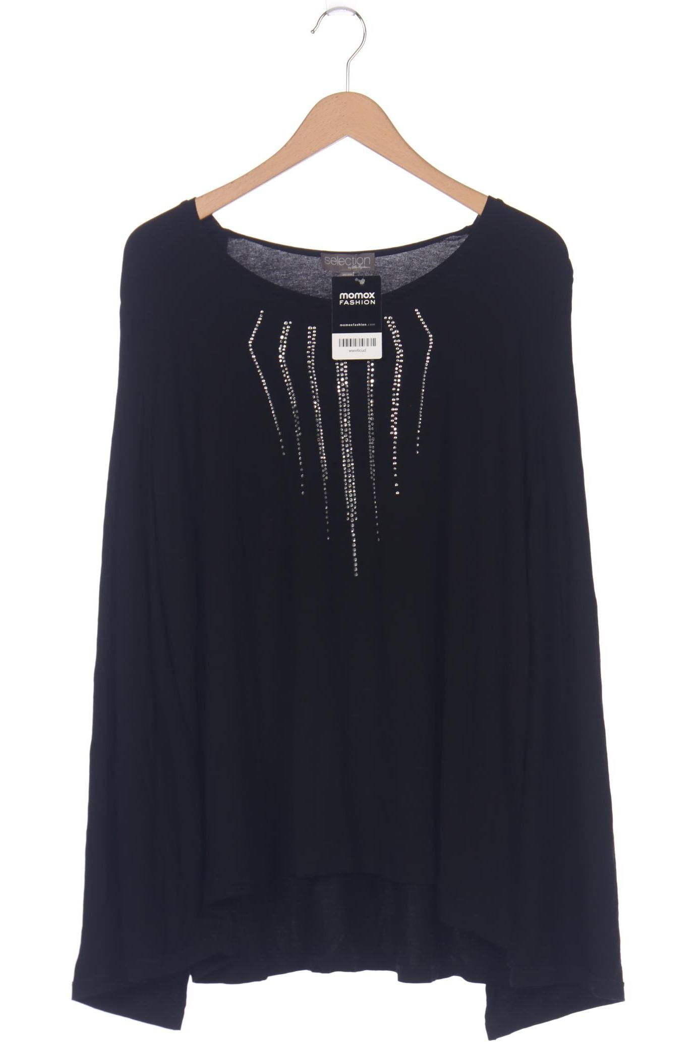 

Selection by Ulla Popken Damen Langarmshirt, schwarz, Gr. 50