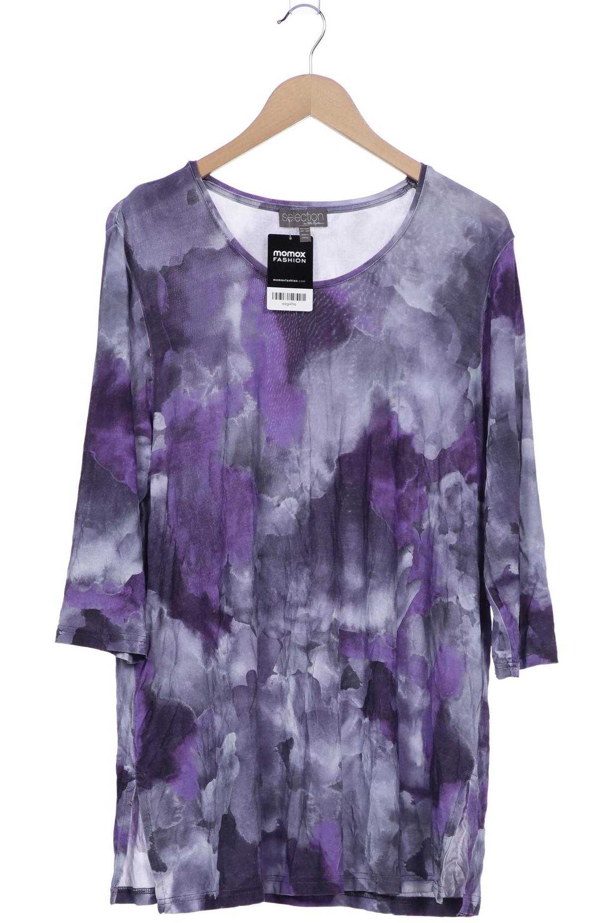 

Selection by Ulla Popken Damen Langarmshirt, flieder, Gr. 46