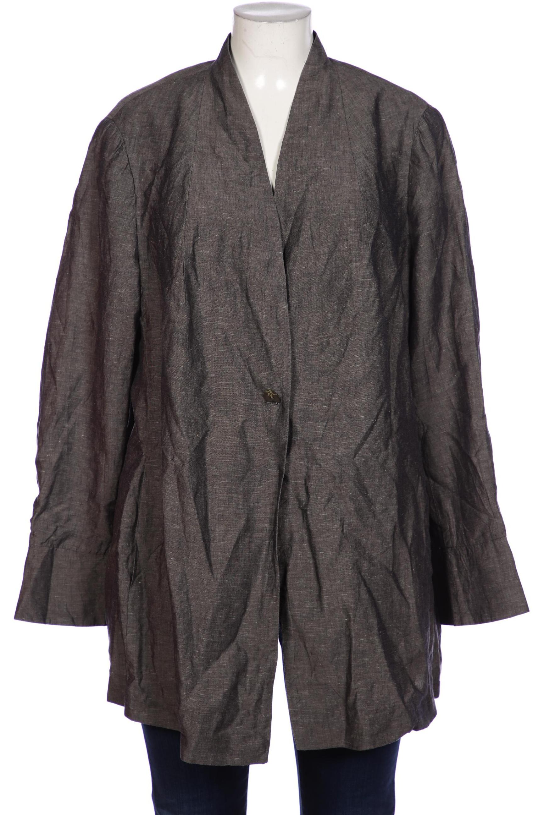 

Selection by Ulla Popken Damen Blazer, grau, Gr. 52