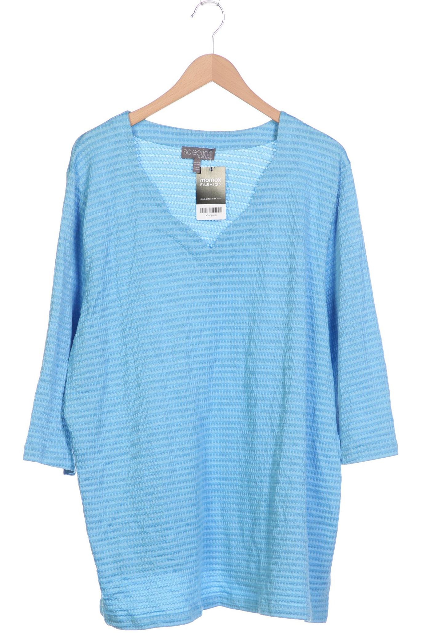 

Selection by Ulla Popken Damen Langarmshirt, blau