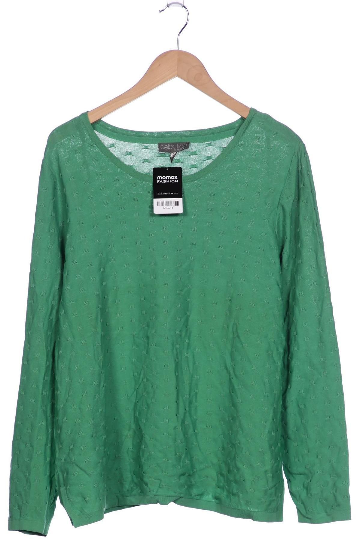 

Selection by Ulla Popken Damen Pullover, grün, Gr. 42