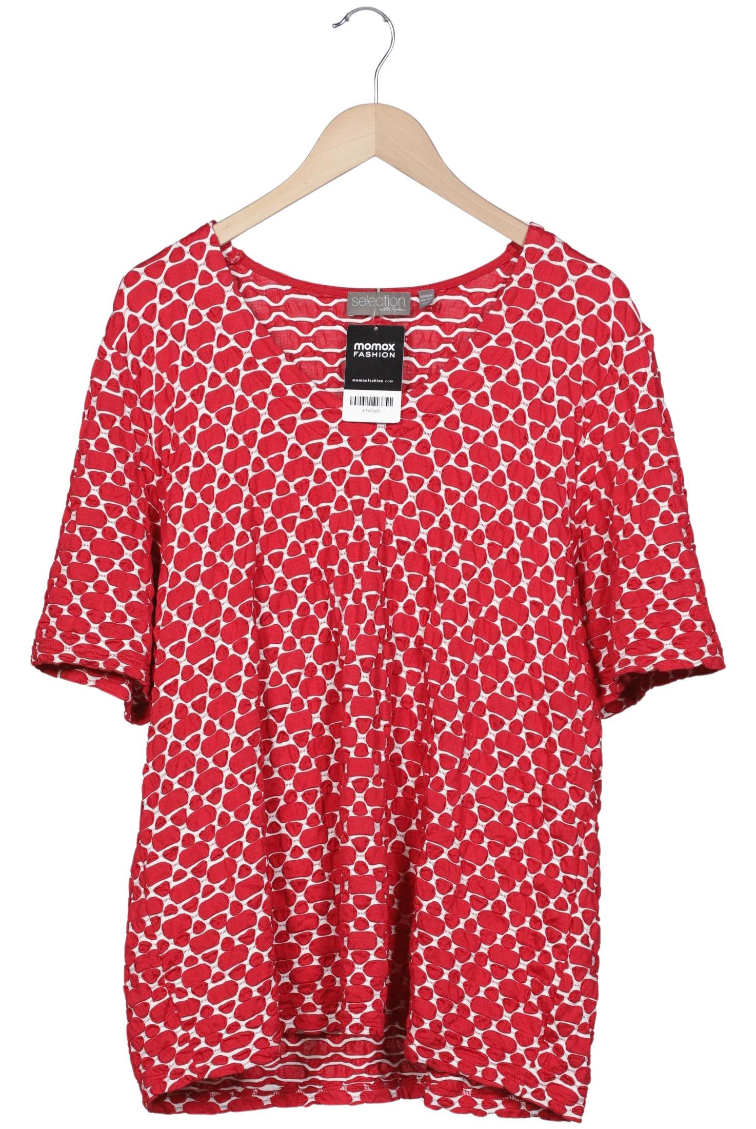 

Selection by Ulla Popken Damen T-Shirt, rot, Gr. 46