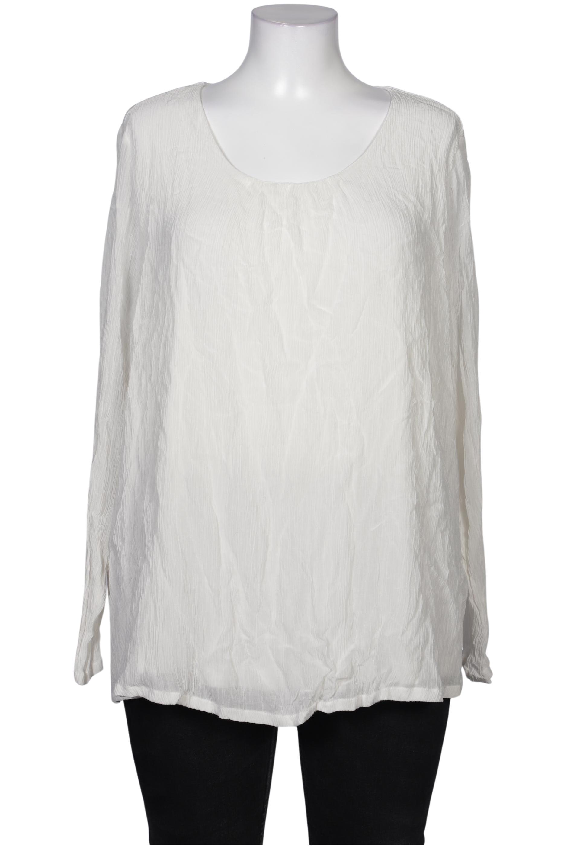 

Selection by Ulla Popken Damen Bluse, weiß, Gr. 46