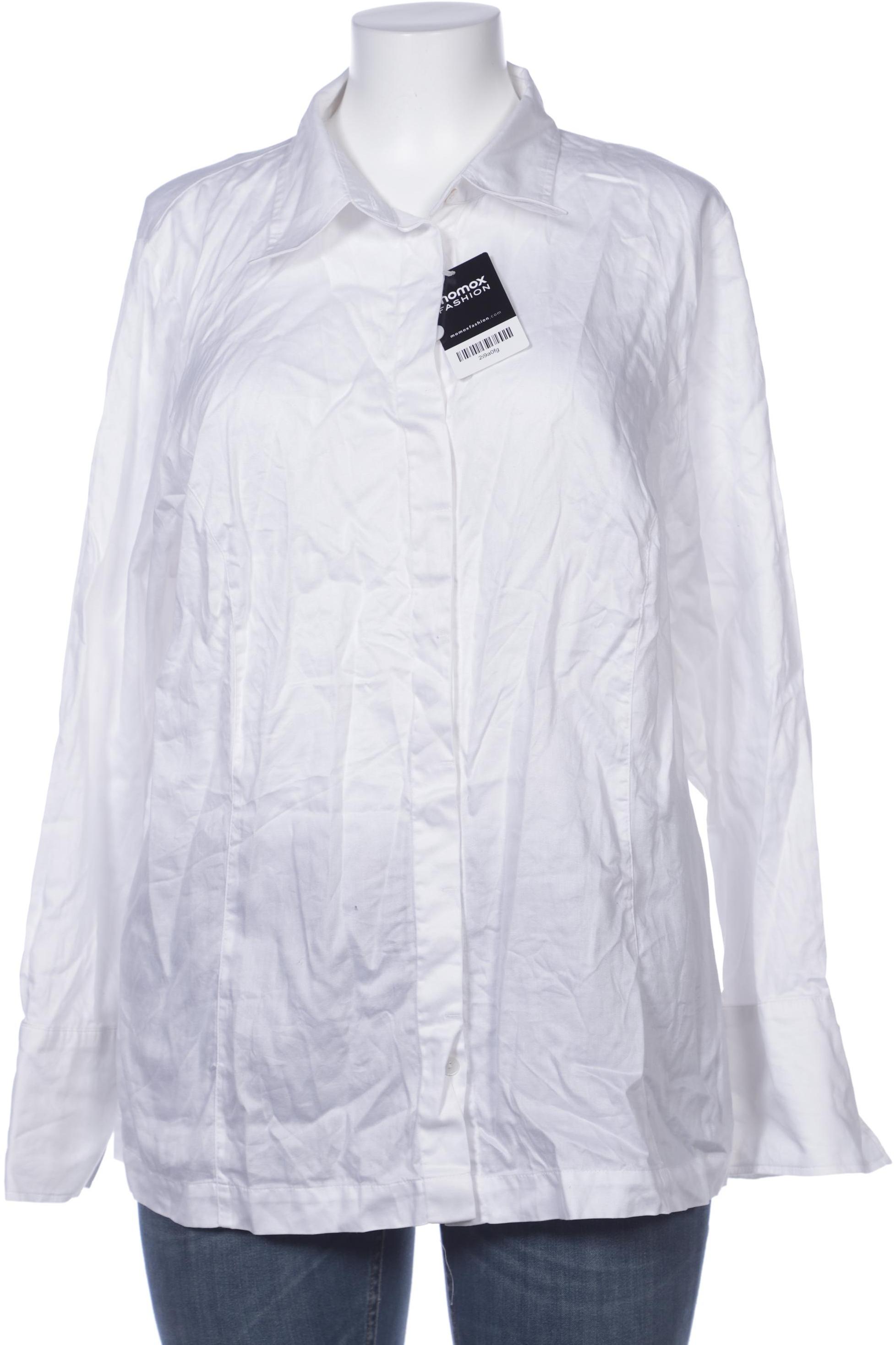 

Selection by Ulla Popken Damen Bluse, weiß, Gr. 52