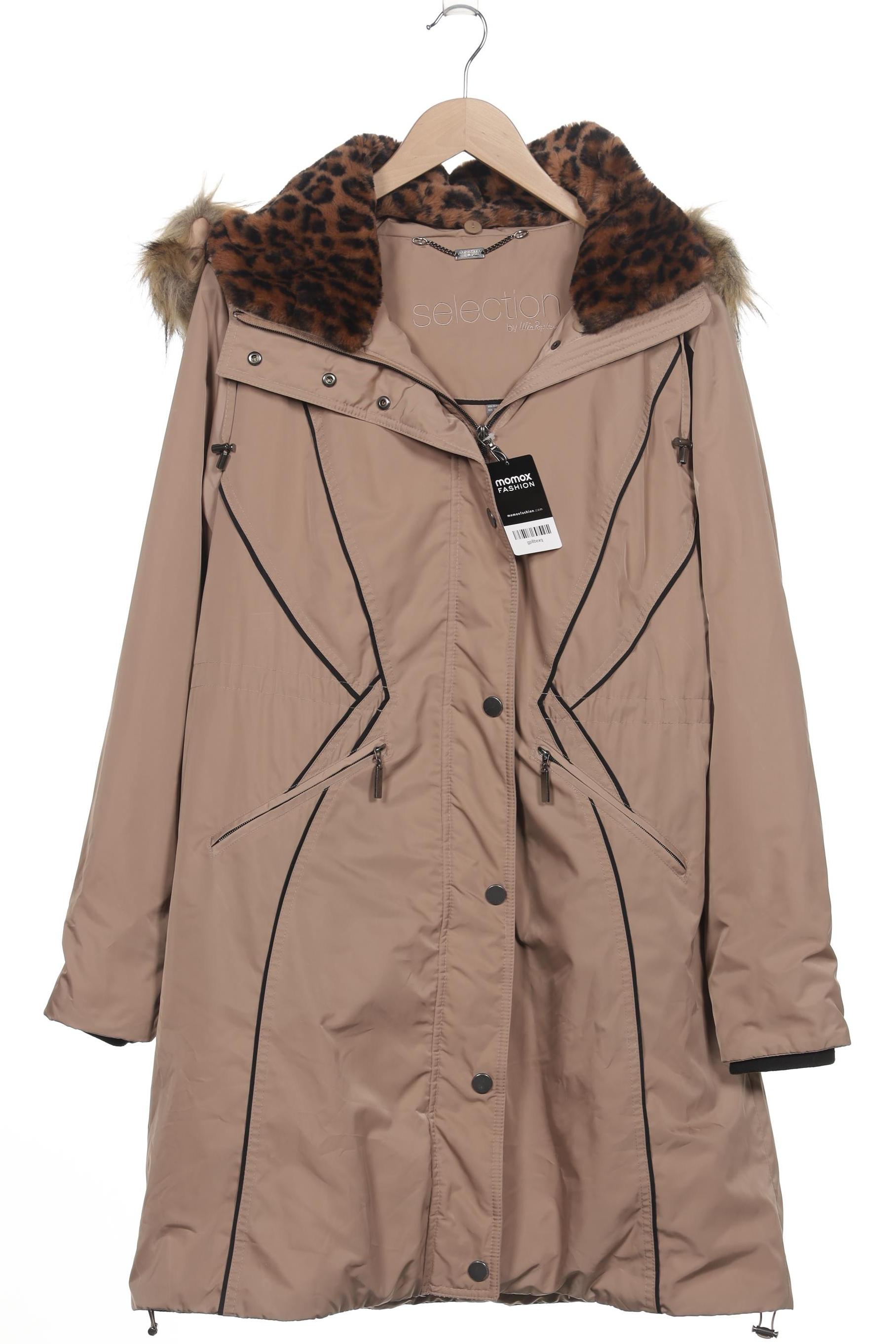 

Selection by Ulla Popken Damen Mantel, beige, Gr. 46