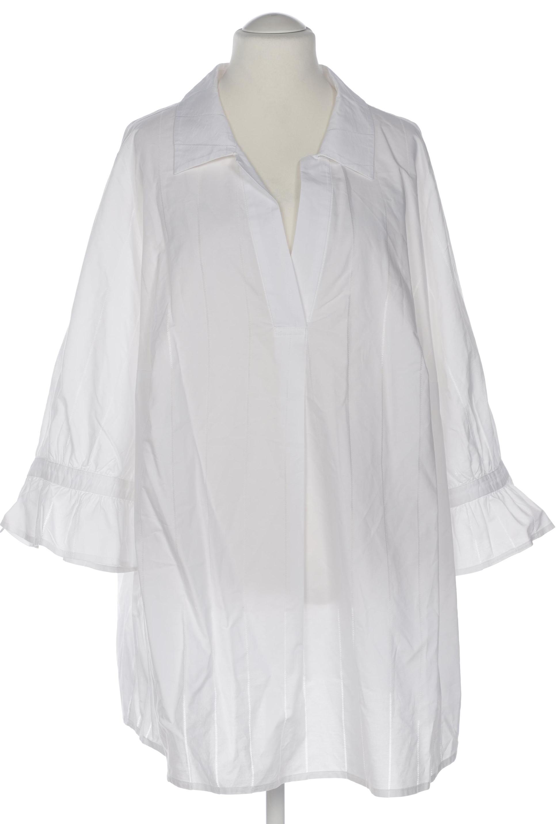 

Selection by Ulla Popken Damen Bluse, weiß, Gr. 58