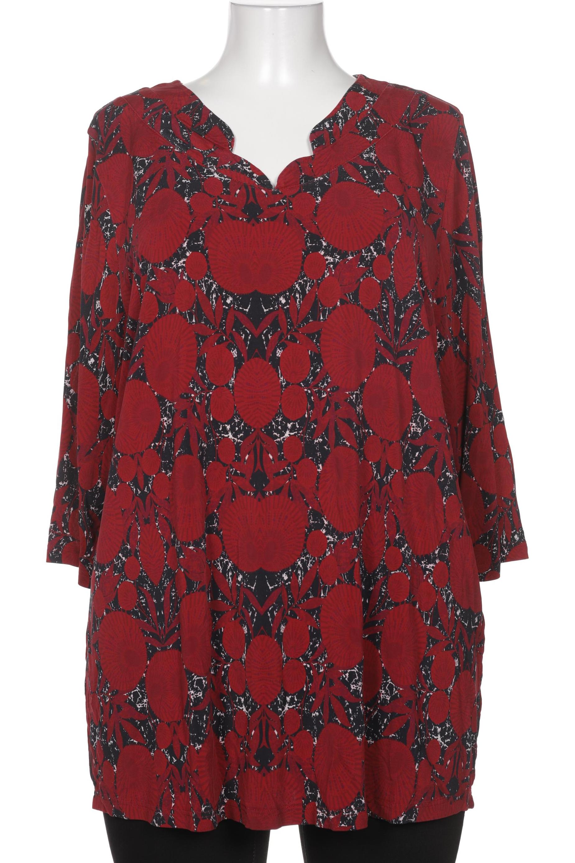 

Selection by Ulla Popken Damen Bluse, bordeaux, Gr. 50