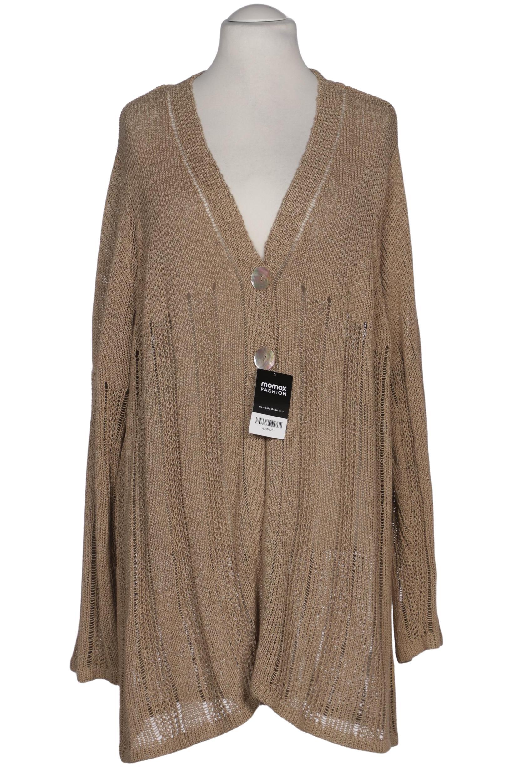 

Selection by Ulla Popken Damen Strickjacke, beige, Gr. 54