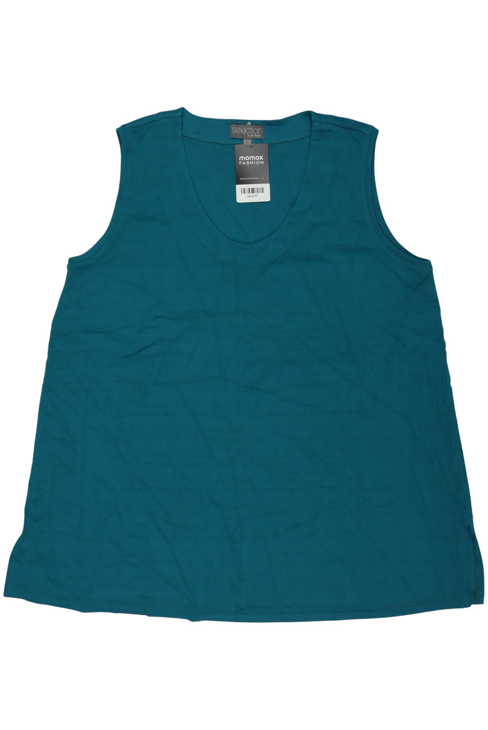 

Selection by Ulla Popken Damen Top, türkis, Gr. 46