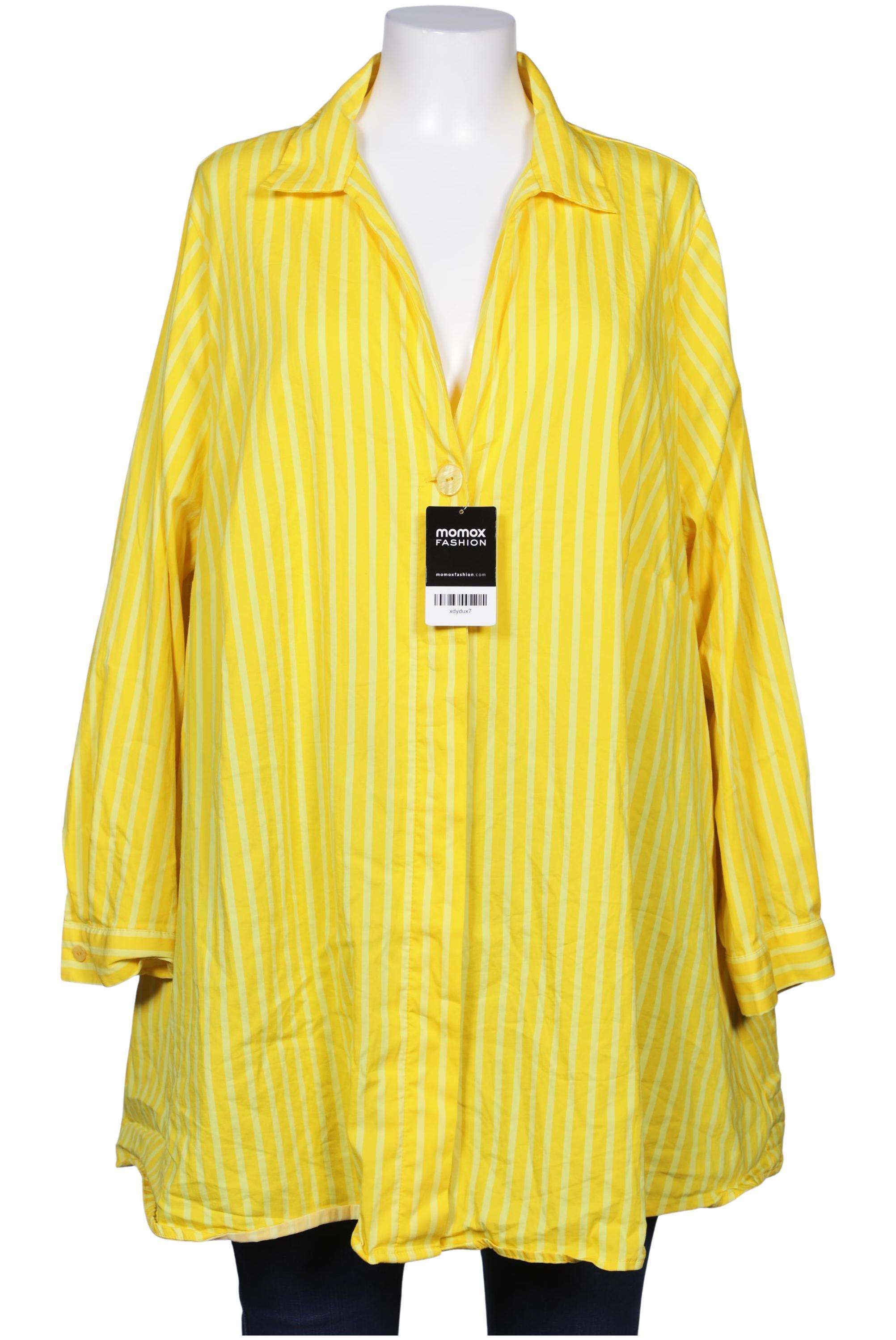 

Selection by Ulla Popken Damen Bluse, gelb, Gr. 58