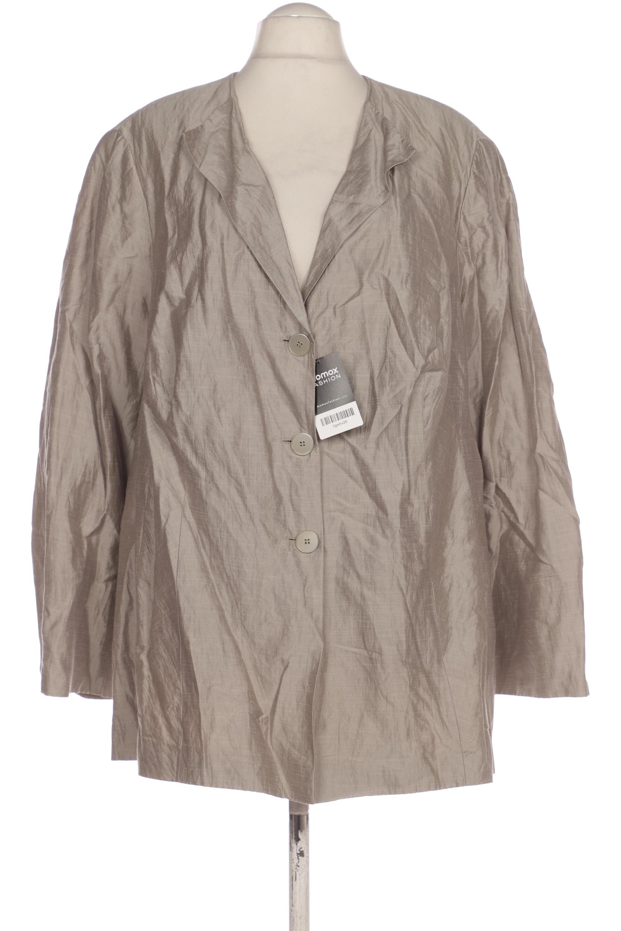 

Selection by Ulla Popken Damen Blazer, silber, Gr. 56