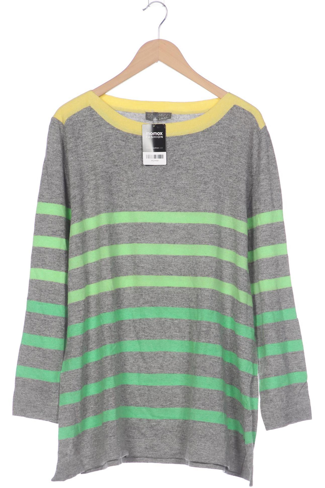 

Selection by Ulla Popken Damen Pullover, grau, Gr. 50