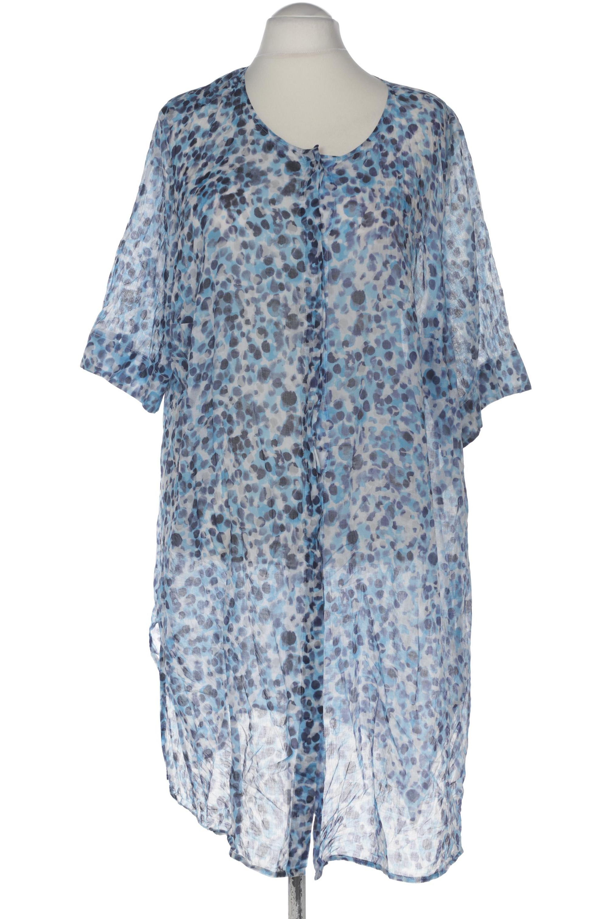

Selection by Ulla Popken Damen Bluse, blau, Gr. 54