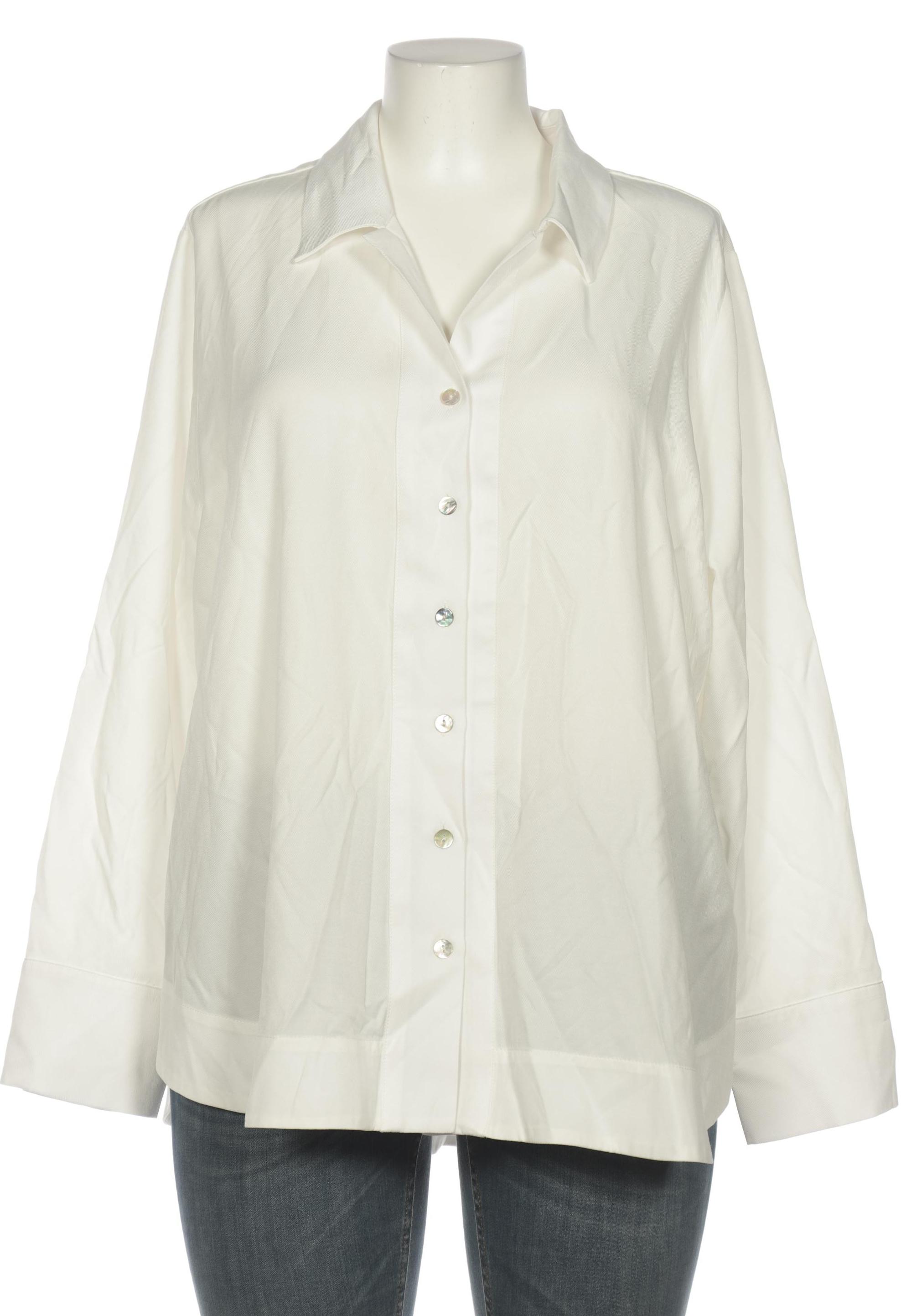 

Selection by Ulla Popken Damen Bluse, weiß, Gr. 50