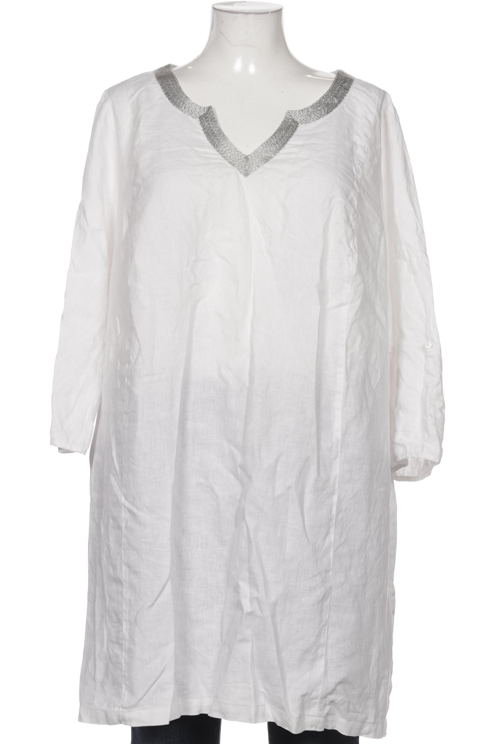 

Selection by Ulla Popken Damen Bluse, weiß, Gr. 50