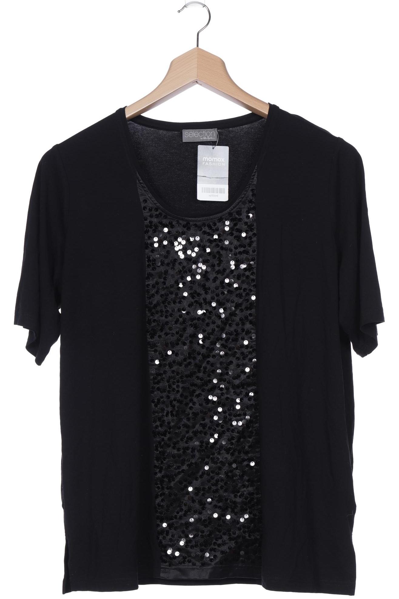 

Selection by Ulla Popken Damen T-Shirt, schwarz, Gr. 50