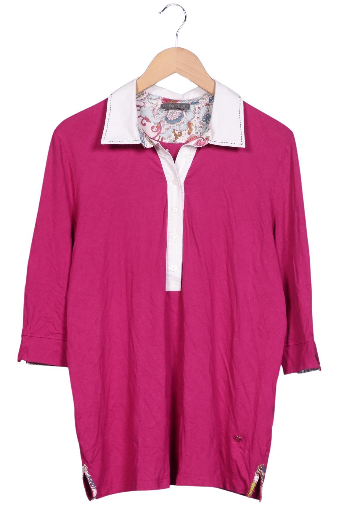 

Selection by Ulla Popken Damen Poloshirt, pink, Gr. 42
