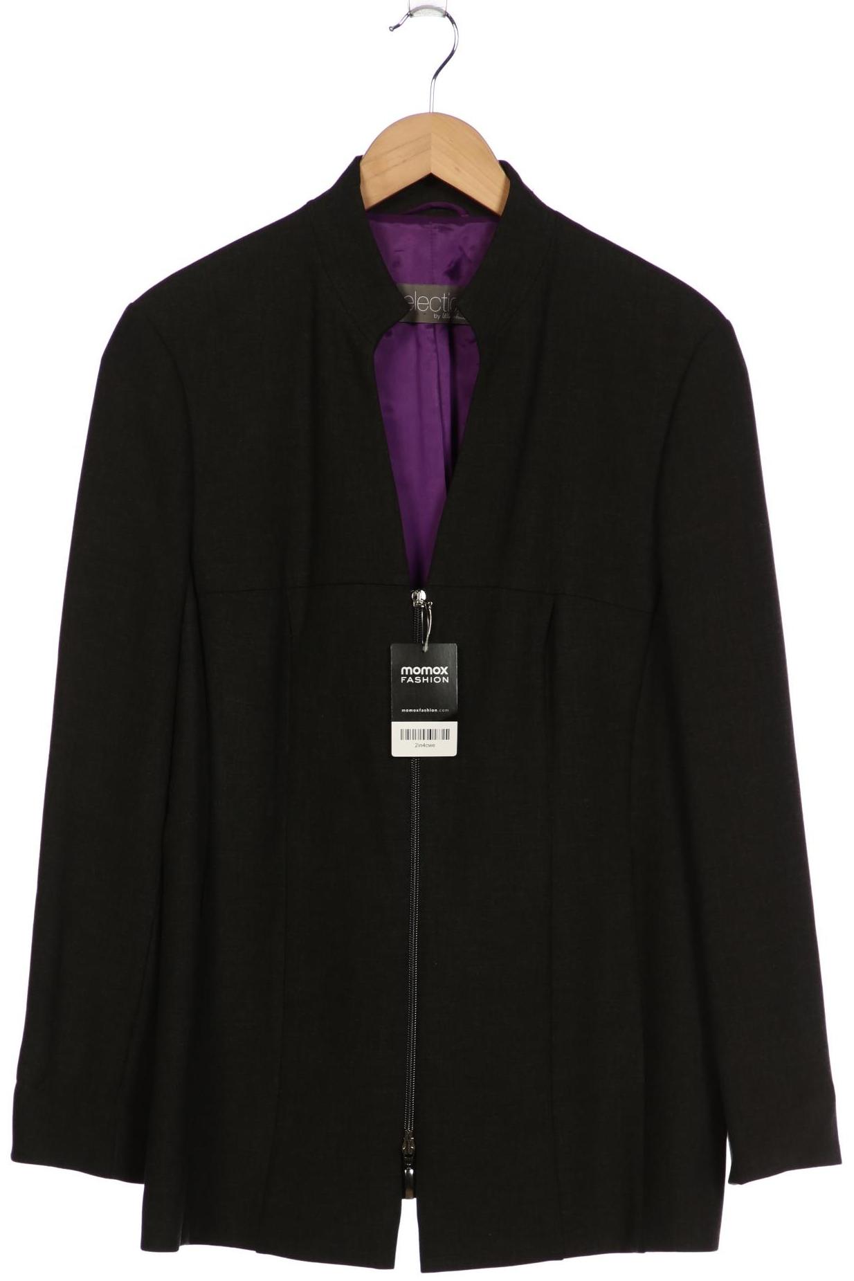 

Selection by Ulla Popken Damen Blazer, grau, Gr. 46