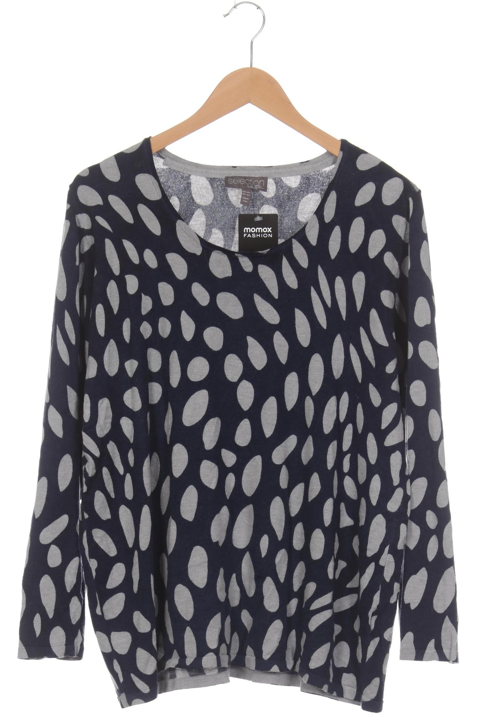 

Selection by Ulla Popken Damen Pullover, blau, Gr. 42