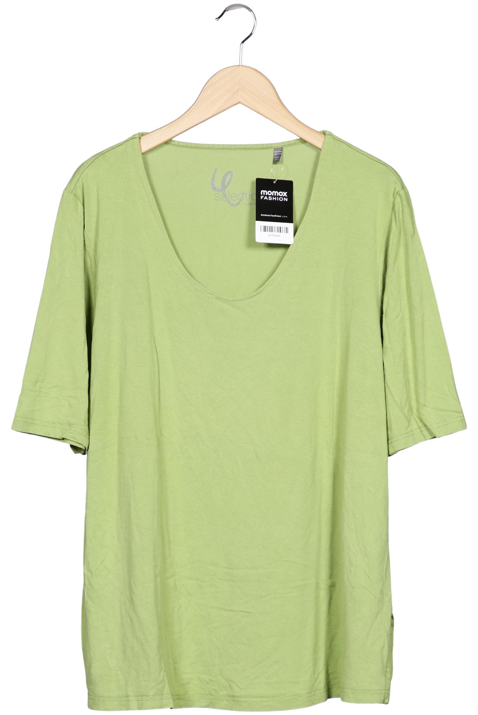 

Selection by Ulla Popken Damen T-Shirt, hellgrün, Gr. 46