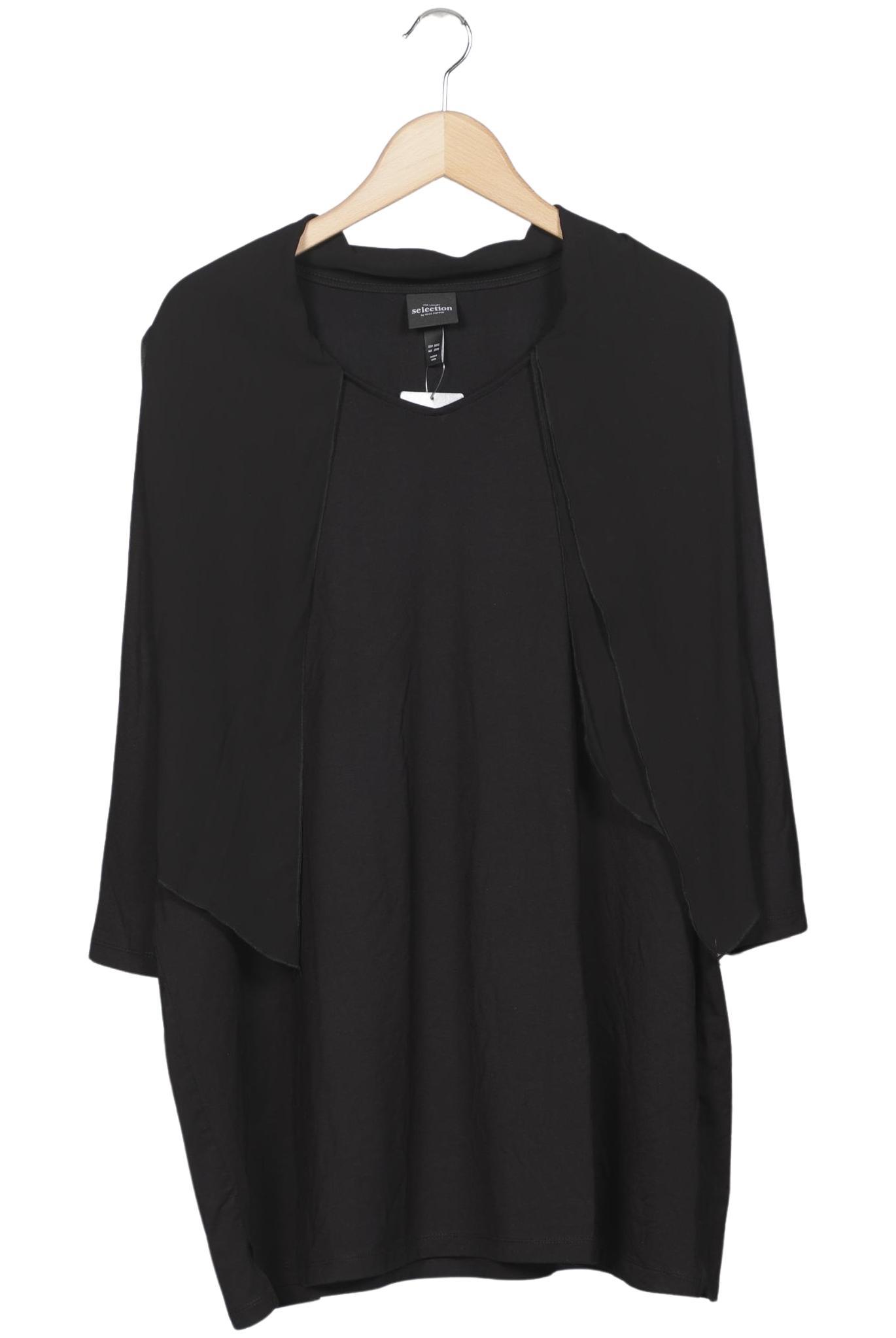 

Selection by Ulla Popken Damen Langarmshirt, schwarz, Gr. 50